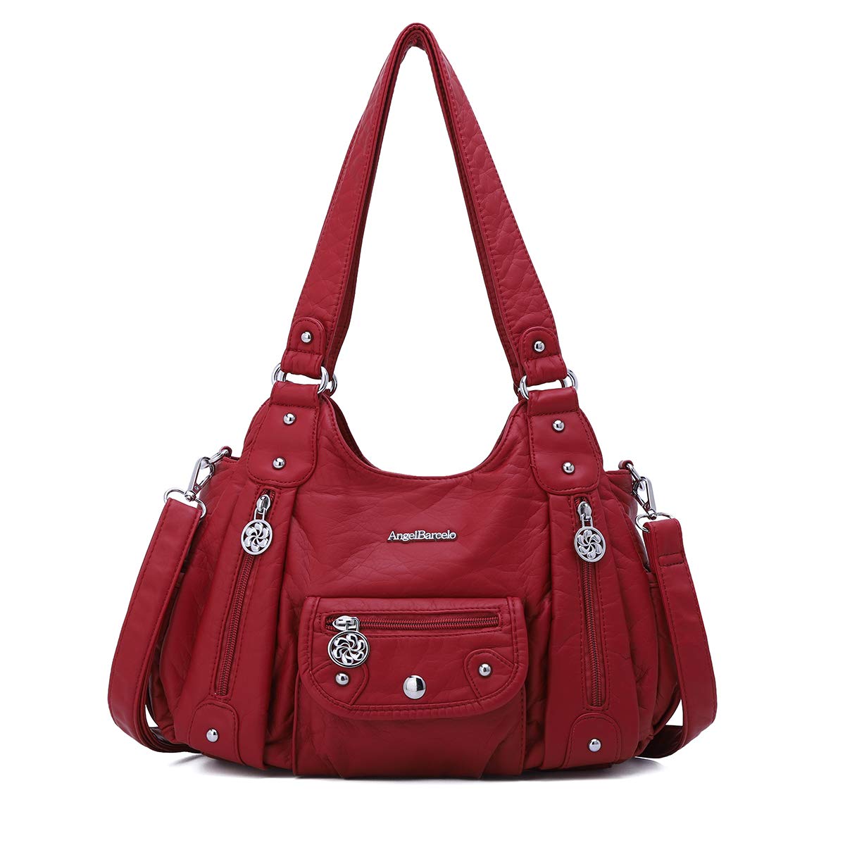 Angel Barcelo Purses for Women Soft PU Leather Shoulder Bag Crossbody Purse and Handbags