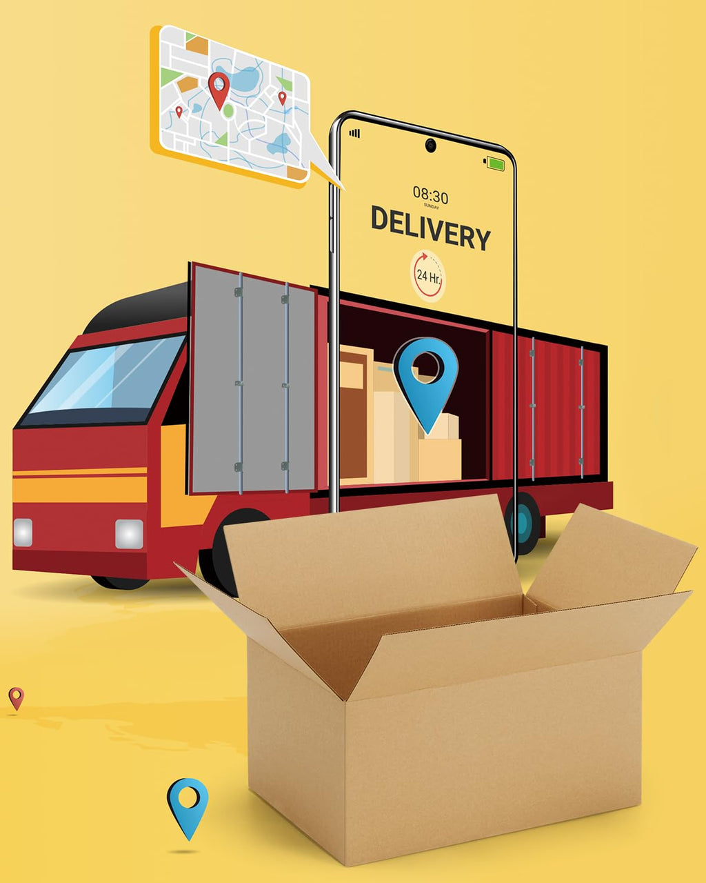 40-Pack-Small-Shipping-Boxes-6x4x4, Corrugated-Cardboard-Boxes-for-Packaging-Small-Business, Brown-Boxes-Mailers