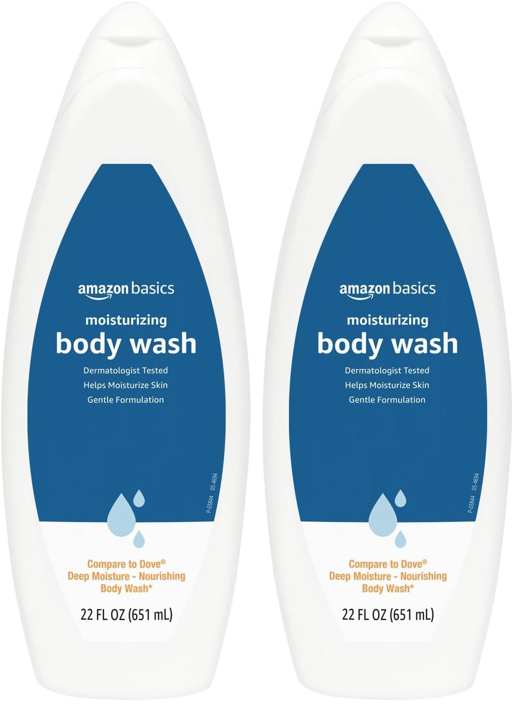 Amazon Basics Moisturizing Body Wash, Fresh Scent, Deep Moisture, Nourishing, Dermatologist Tested, 22 fl oz (1-Pack)