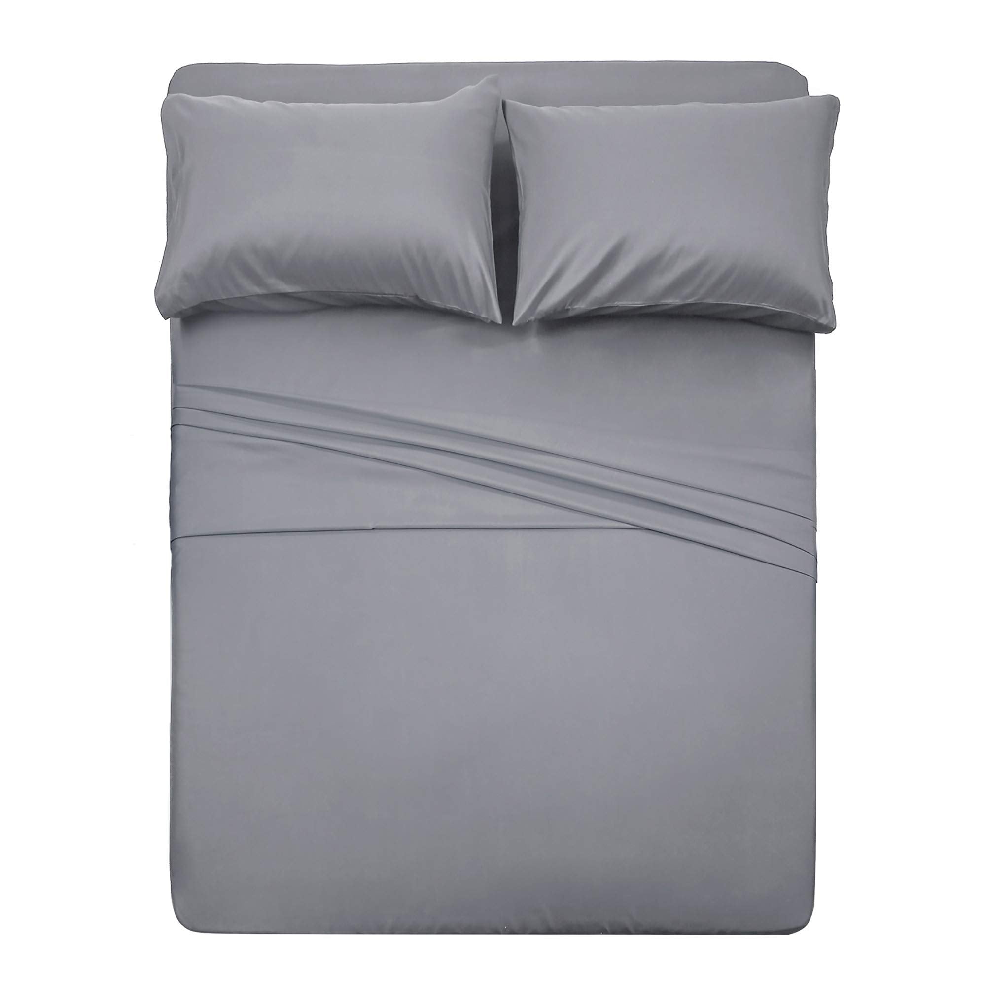 Best Season Bed Sheet Set - 1 Flat Sheet,1 Fitted Sheet and 1 Pillow Cases, Extra Soft Luxury Bedding Set,Deep Pockets,Wrinkle,Fade Resistant - Hypoallergenic- 3 Piece (Twin,Baby Blue)
