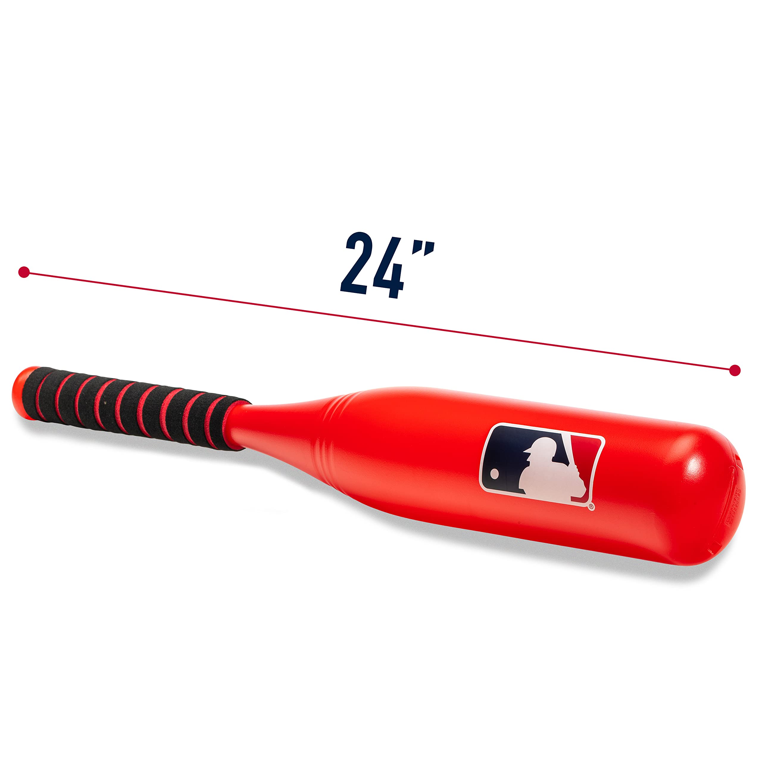 Franklin Sports MLB Jumbo Kids Plastic Baseball Bat - Backyard Bat with Large Barrel for Toddlers - Fat Plastic Bat
