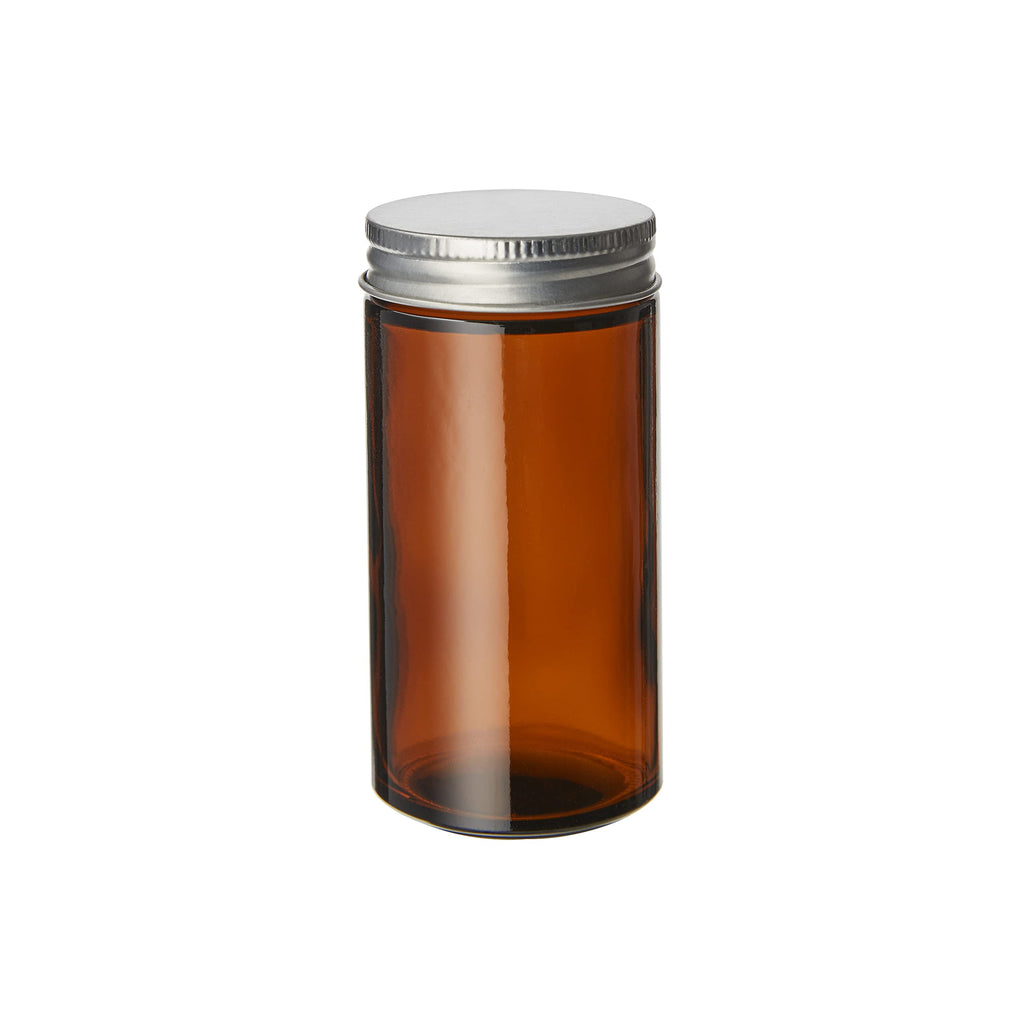 Kamenstein 5244227 Empty Jars With Black Cap, Set Of 12, 3-Ounce