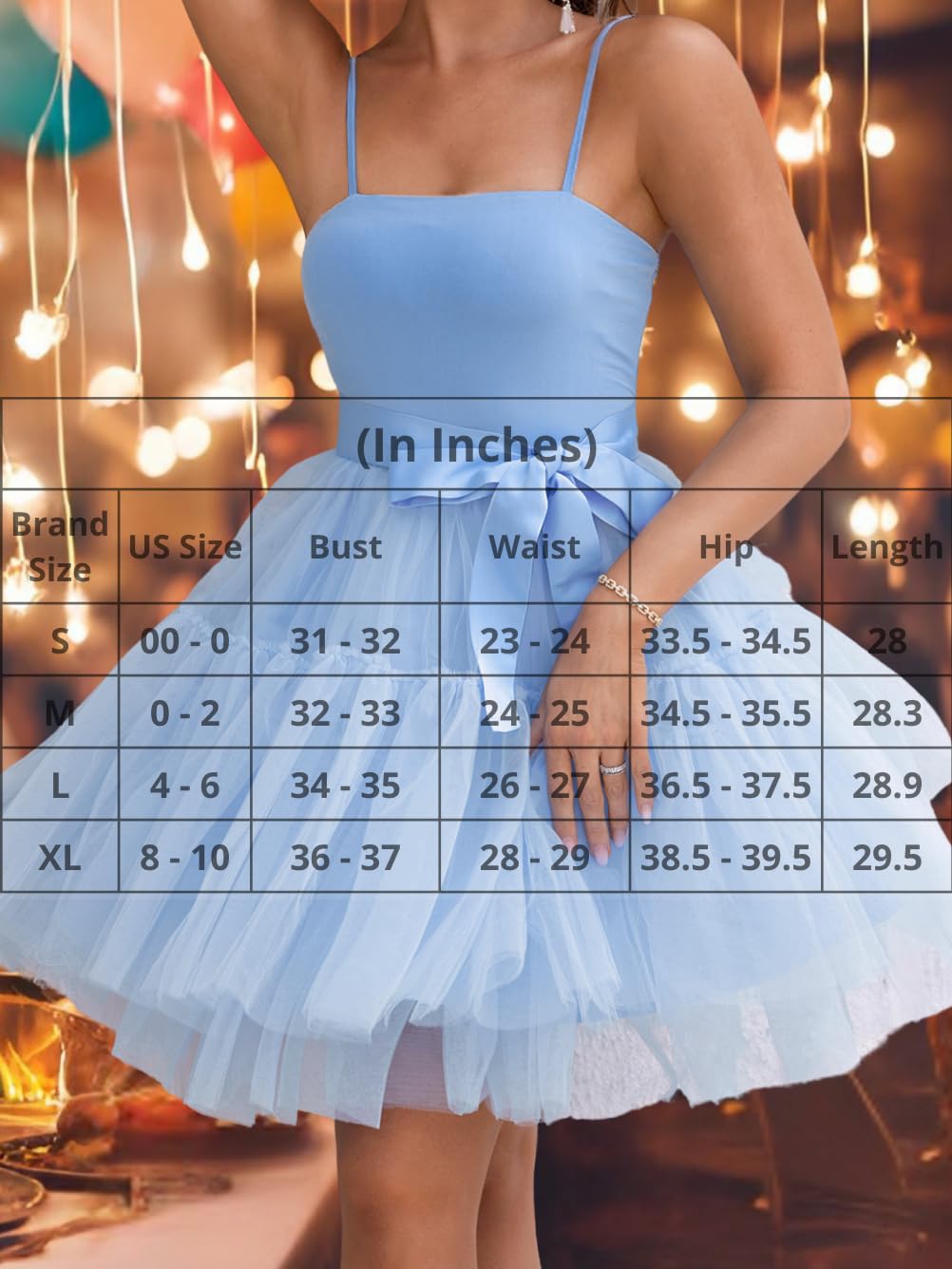 Kaei&Shi Poofy Short Tulle Dress,Spaghetti Strap Semi Formal Dresses for Women,Elegant Birthday Outfit Homecoming Cocktail