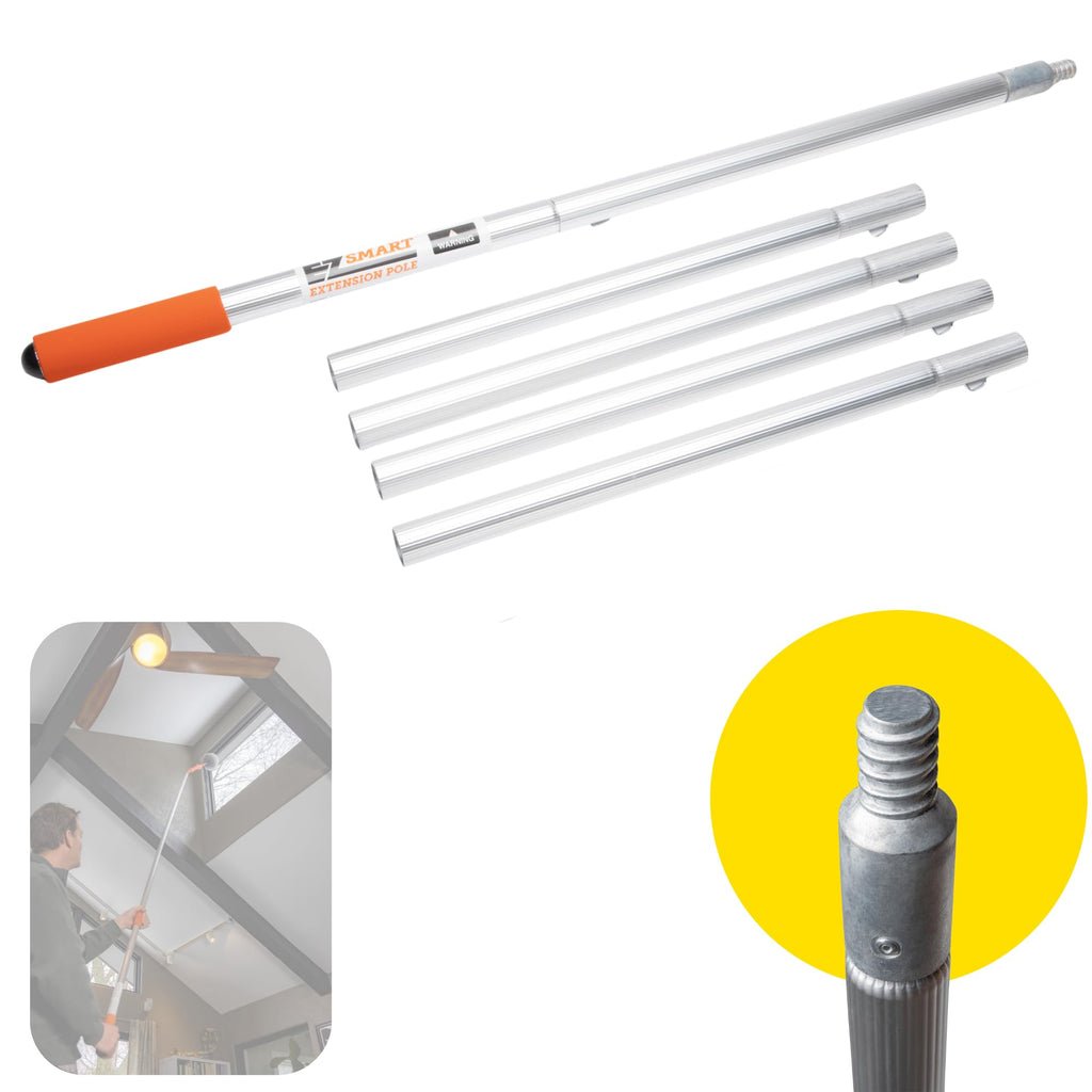 16 ft Sectional Aluminum Extension Pole