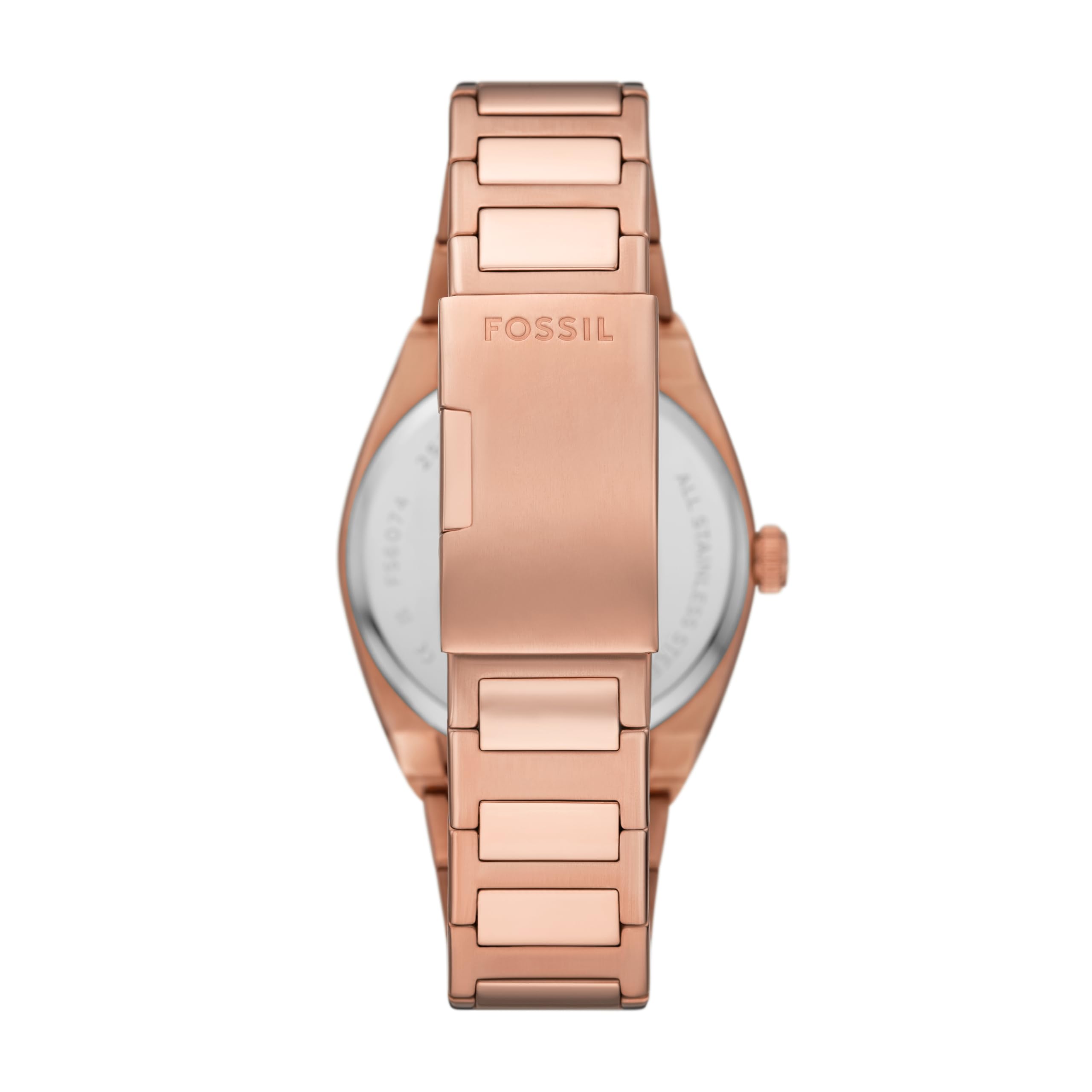 Fossil Men's Everett Quartz Stainless Steel Watch, Three-Hand Watch for Men
