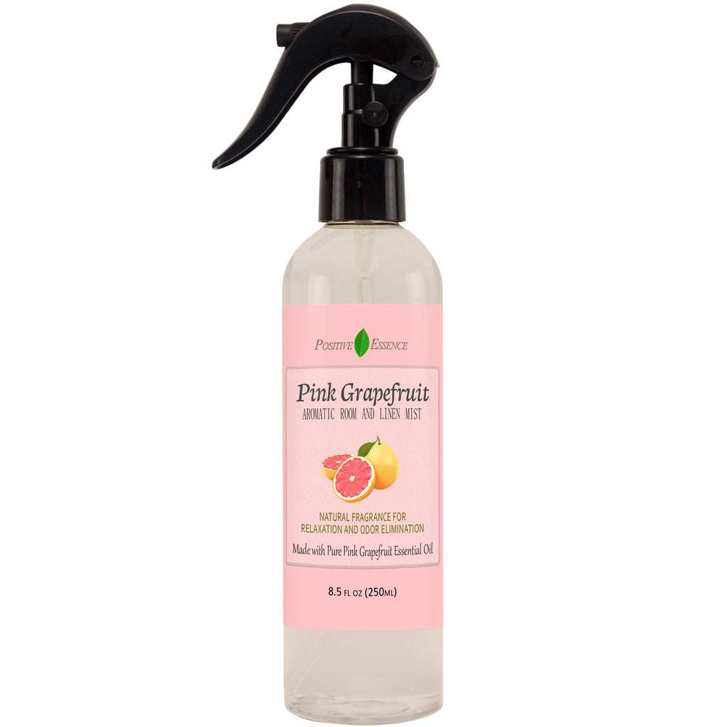 Linen and Room Spray Gift Set, (Lavender, Lemongrass, Rose, & Peppermint), Natural Air Freshener Made with Pure Essential Oils & Minimal Ingredients, Perfect Bathroom Spray or Room Mist, 4-Pack