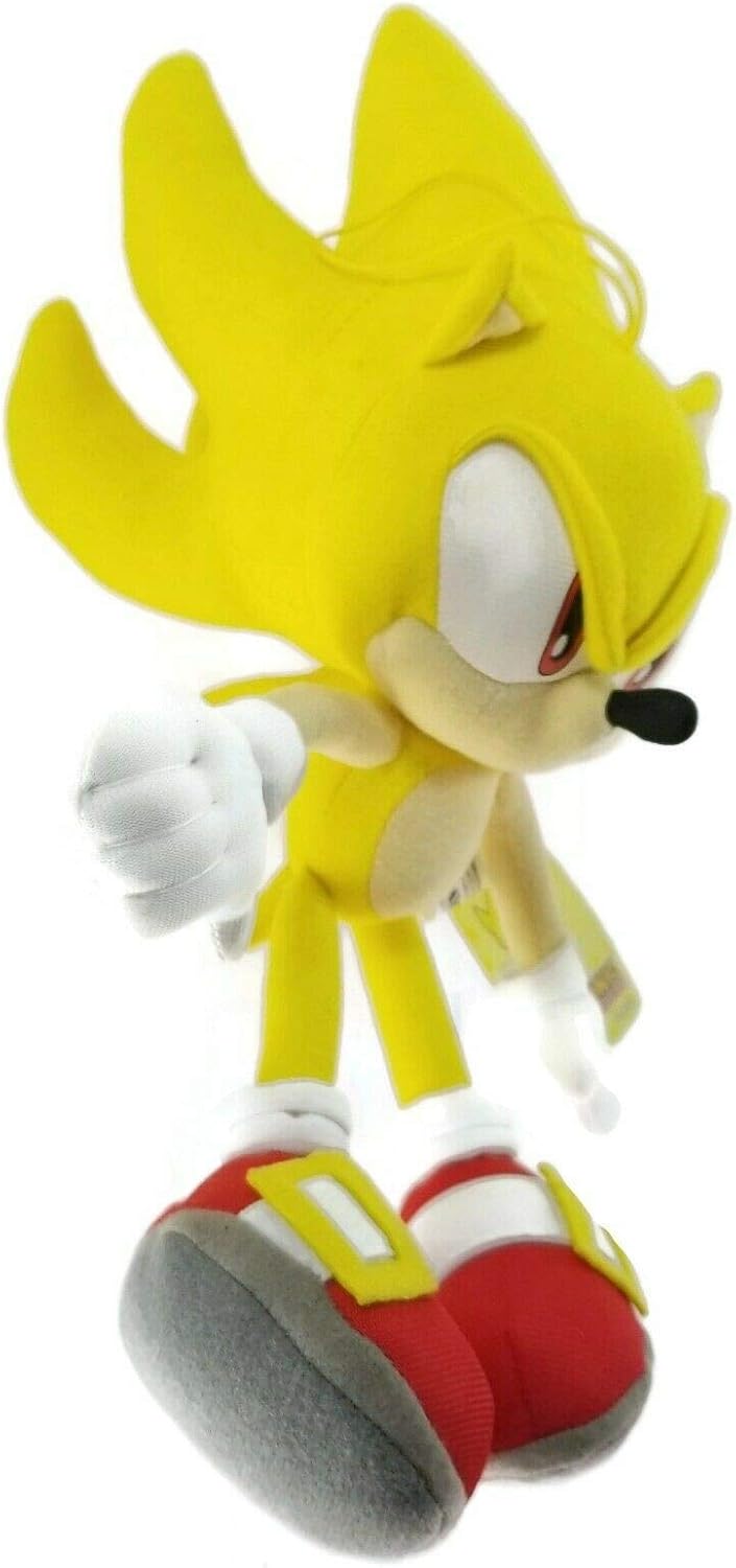 Great Eastern GE-8958 Sonic The Hedgehog Plush - Super Sonic, 12"