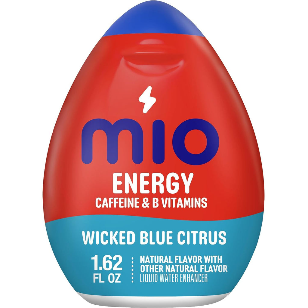 Mio Liquid Water Enhancer Patriotic 4th of July Bundle – Red, White & Blue Drink Mix with Cherry Blackberry & Wicked Blue Citrus Energy, 12 Count (6 of Each), 1.62 oz (Variety Pack)