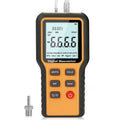 Manometer, Professional Air Pressure Meter, Dual-Port HVAC Digital Manometer Gas Pressure Tester,12 Selectable Units Differential Pressure Gauge, (Included Battery)
