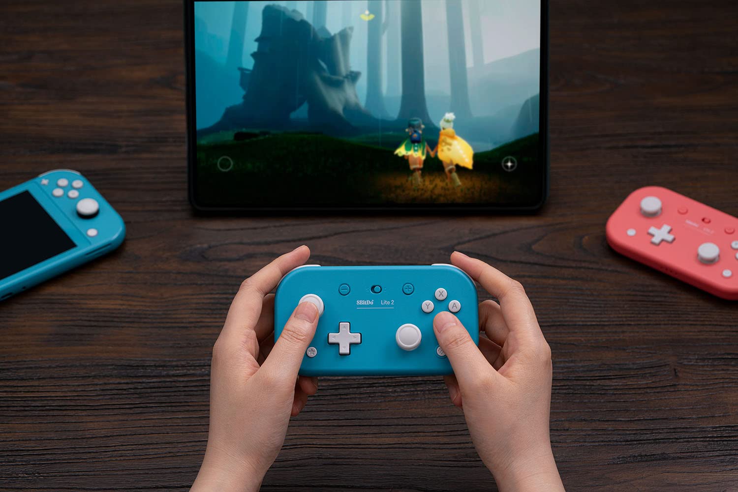 8BitDo Lite 2 Bluetooth Gamepad for Switch, Switch Lite, Android and Raspberry Pi (Pink)