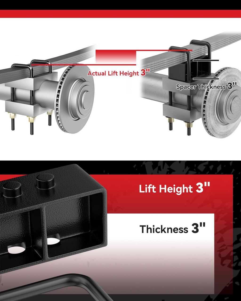 PROEZE 1.5" Front Leveling Lift Kits for 2004-2024 F150 2003-2018 Expedition 2005-2008 Mark LT, 1.5'' Forged Front Strut Spacers Lift Kits
