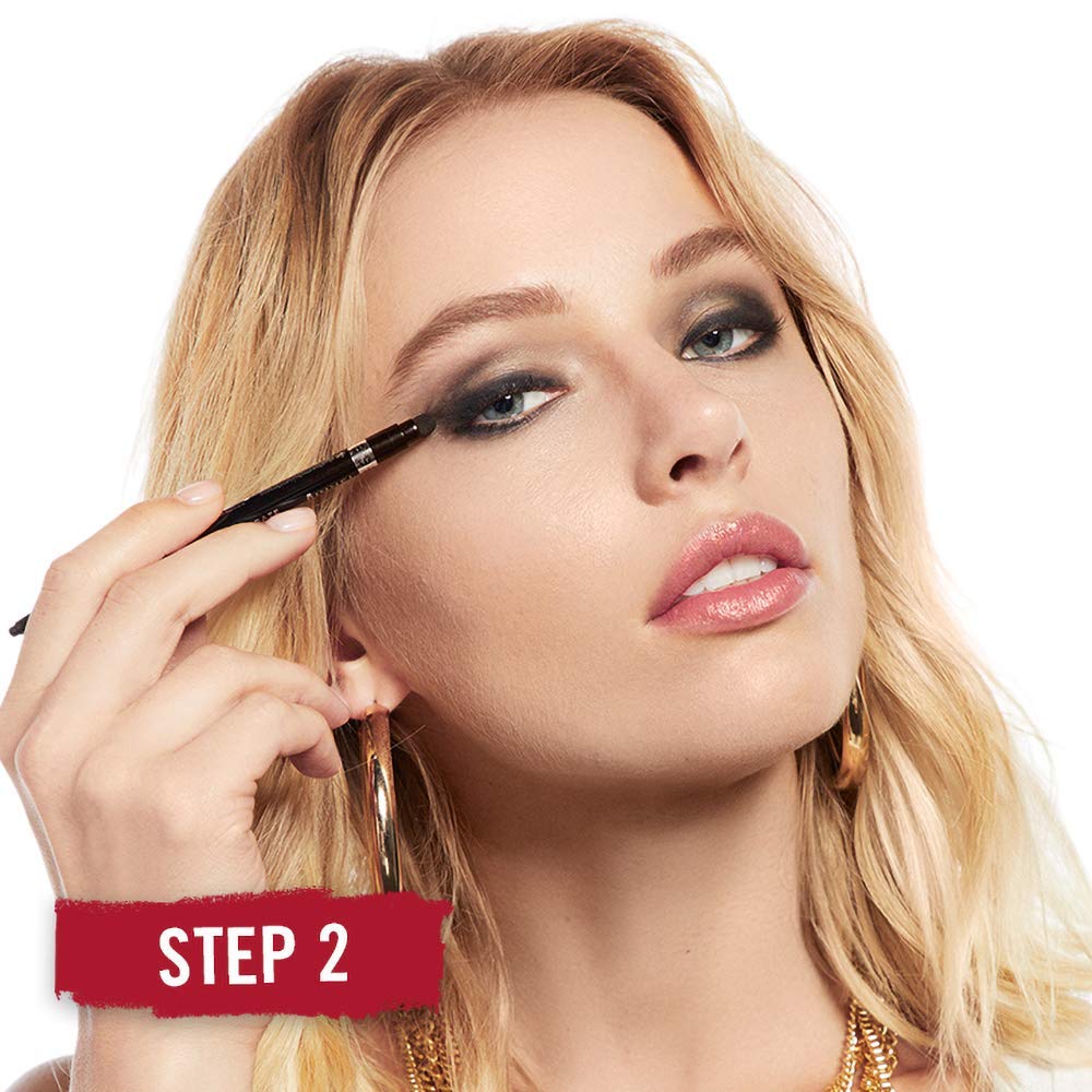 Rimmel London Exaggerate Waterproof Eye Definer Eyeliner, Highly Pigmented, Long-Wearing, Built-In Smudger, 230, Deep Ocean, 0.01oz