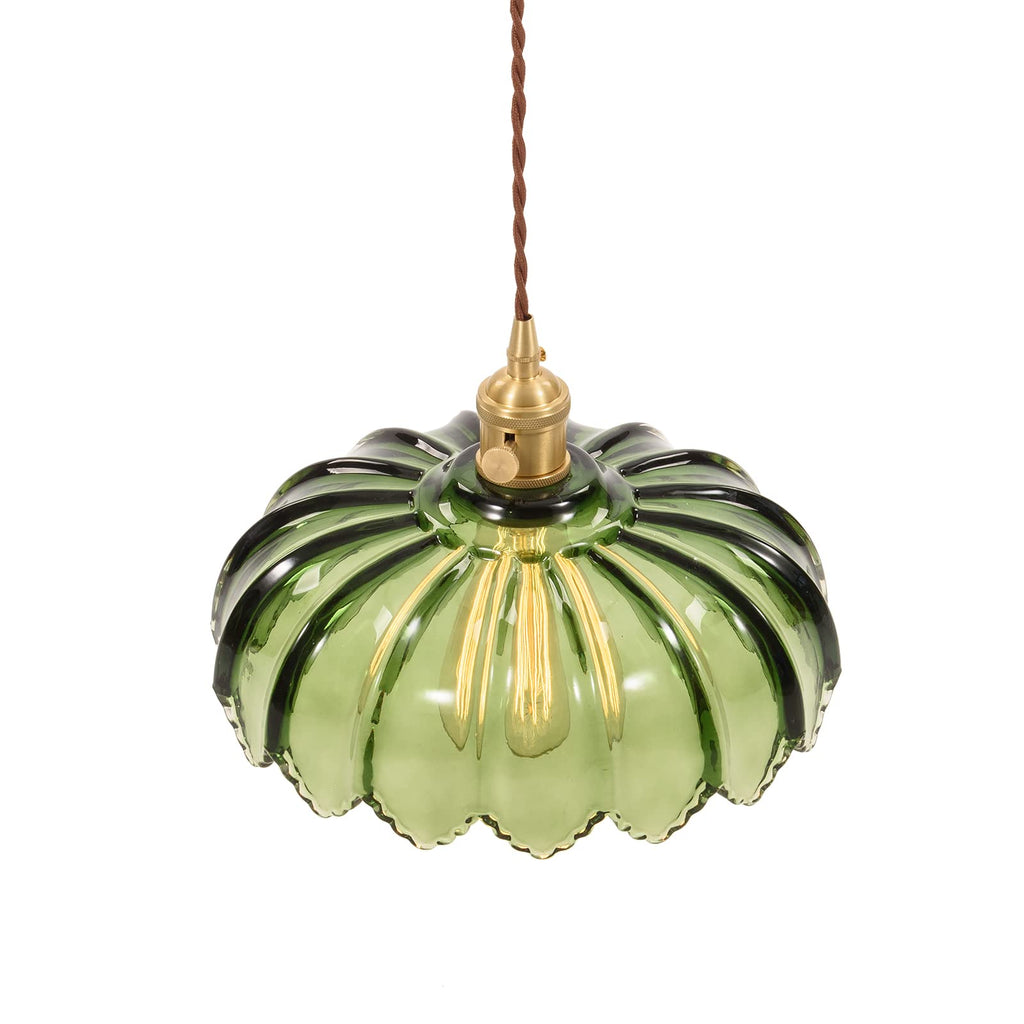XZHGCEE Plug in Pendant Light: Amber Hanging Lamp Plug in Pendant Lamp, Glass Pendant Lighting for Kitchen Island, Bedroom, Dining Room, Living Room, No Bulb