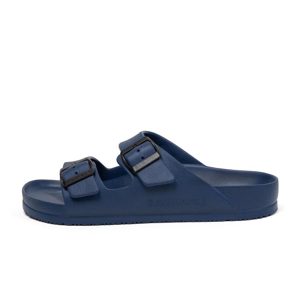 SAGUARO Men's Women's Comfort Double Buckle Sandals Lightweight Adjustable EVA Sandals with Rubble Sole
