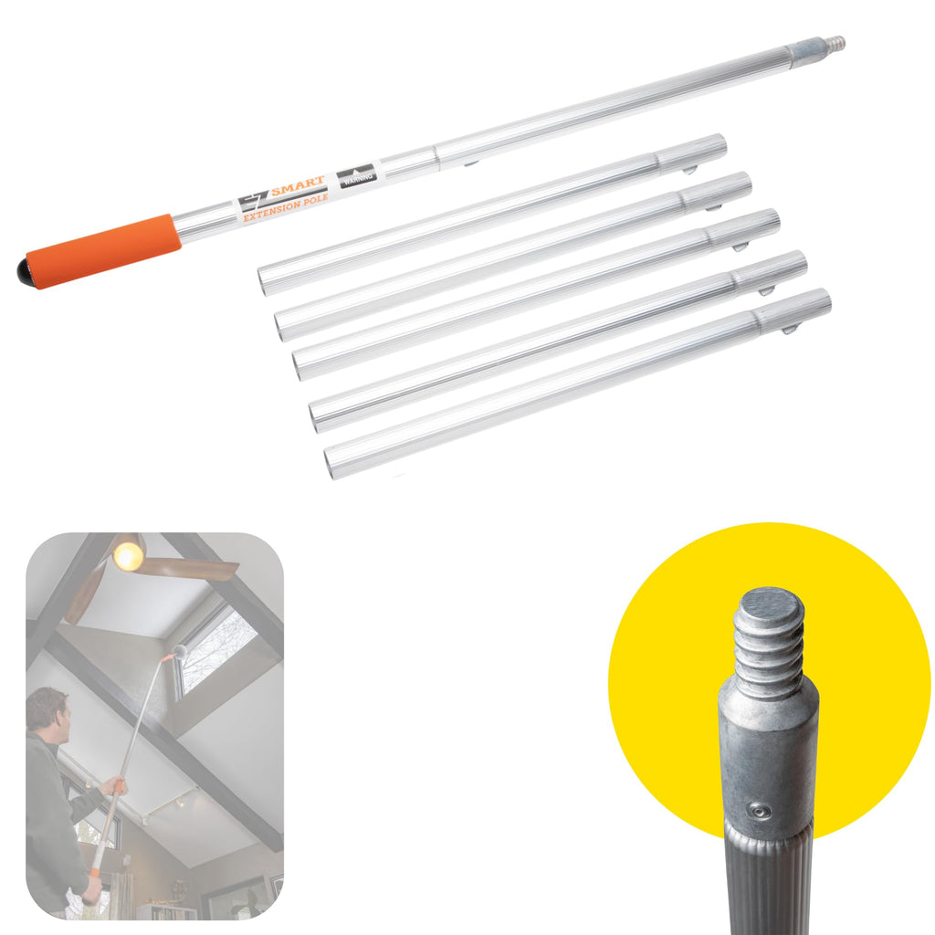 16 ft Sectional Aluminum Extension Pole