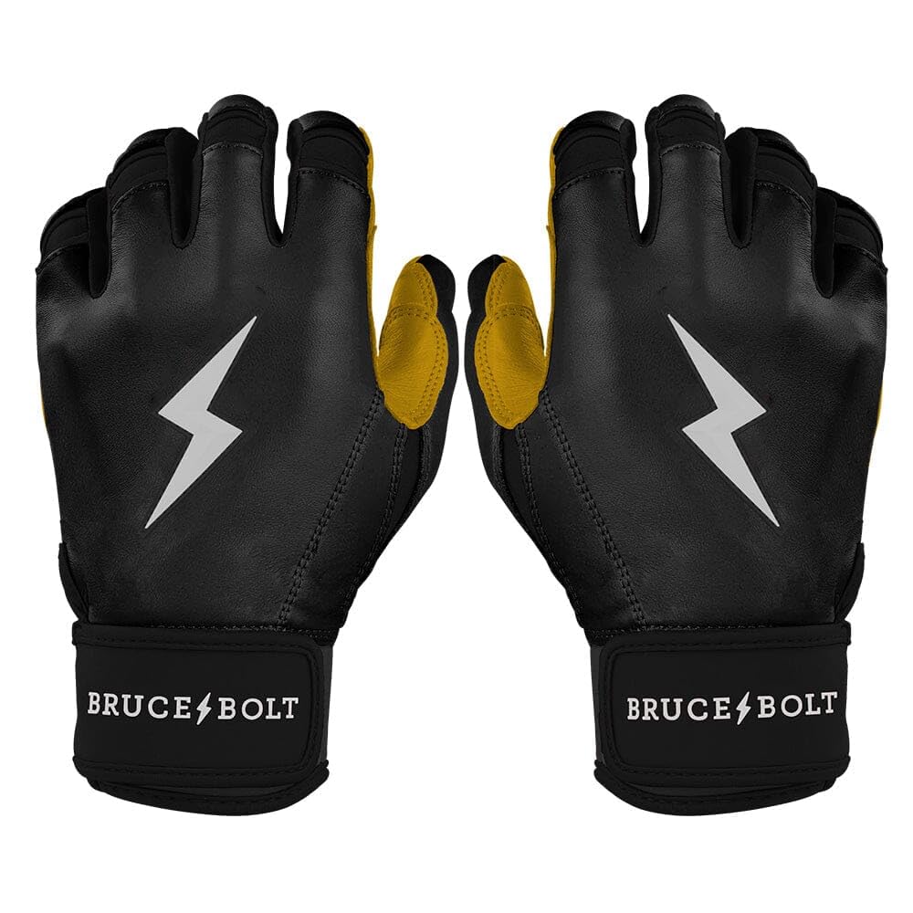 BRUCE BOLT Original Series Short Cuff Batting Gloves - Classic Edition - Adult & Youth Sizes