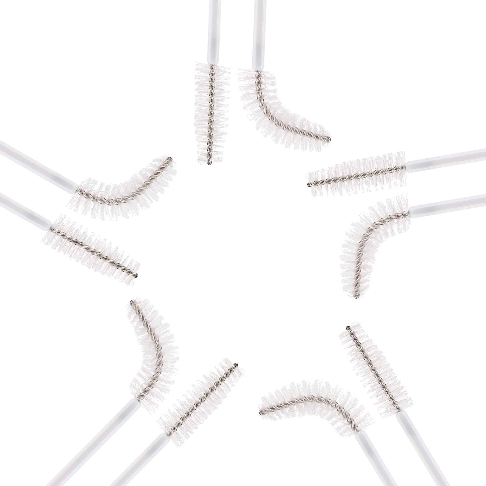 Tbestmax 500 Disposable Mascara Wands Eyelash Brush Spoolies for Eyebrow Eye Lash Extension, Makeup Brushes Applicators Kits - 5 Colors