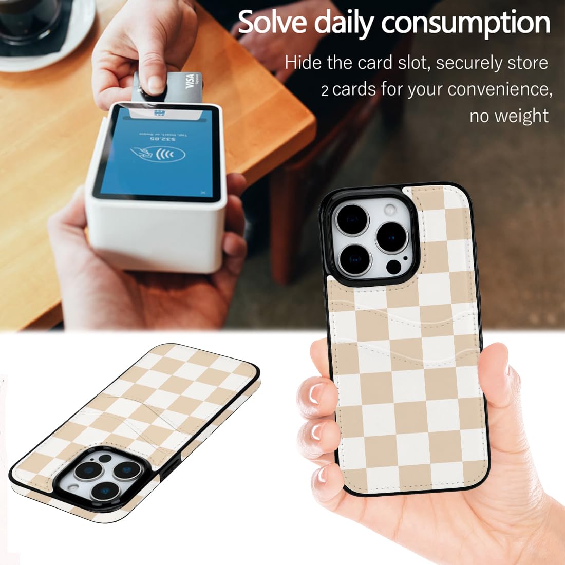 for iPhone 11 6.1 inch Case with Card Holder Soft Leather Wallet Case Protective Shockproof Hard Cover for Women Man (Blue Floral, iPhone 11 6.1 inch)