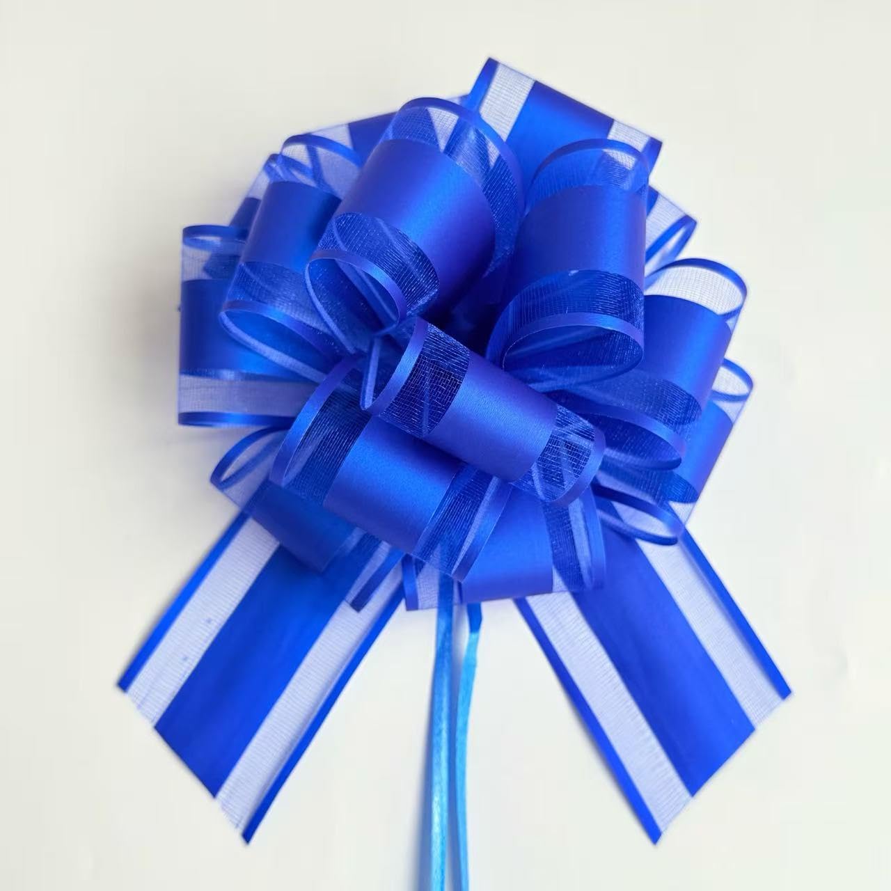 6 PCS Large Pull Bows,Bow for Gift Wrapping,6 inches,Christmas Party Birthday Gift Wedding Ribbon Bows for Wrapping Boxes or Flower Decorations, Valentine's Day Gift Decorations