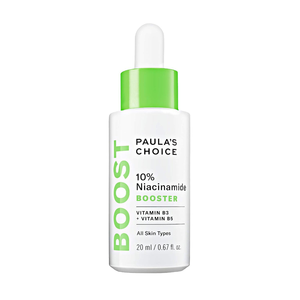 Paula's Choice BOOST 10% Niacinamide Face Serum Booster, Facial Serum with Vitamin B3, Vitamin C & Licorice Extract Serum, Pore Minimizer, All Skin Types, Fragrance-Free, 0.67oz