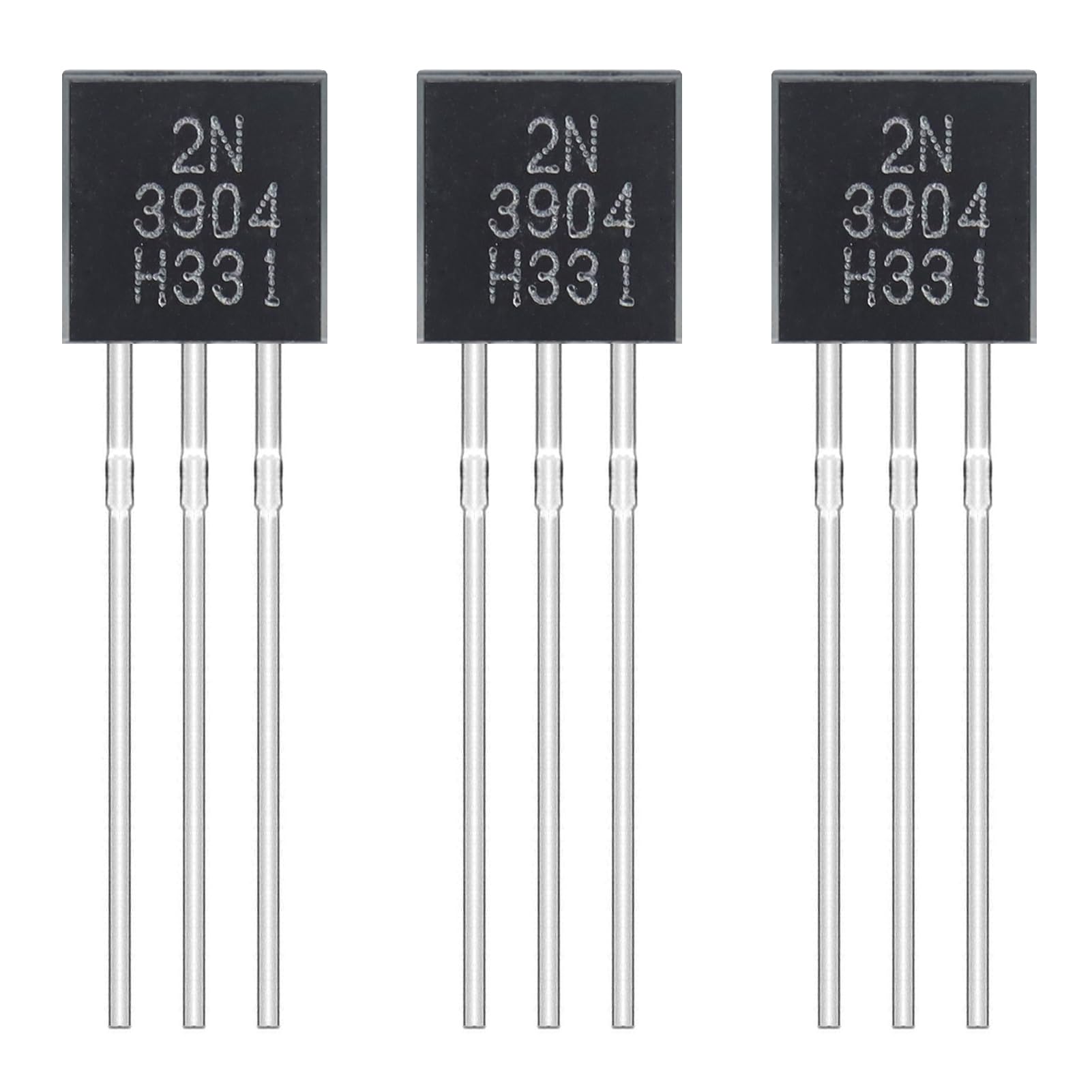 2N2222 2N2222A Amplifier Transistors NPN Silicon Transistor TO-92 60V 800mA (Pack of 200pcs)
