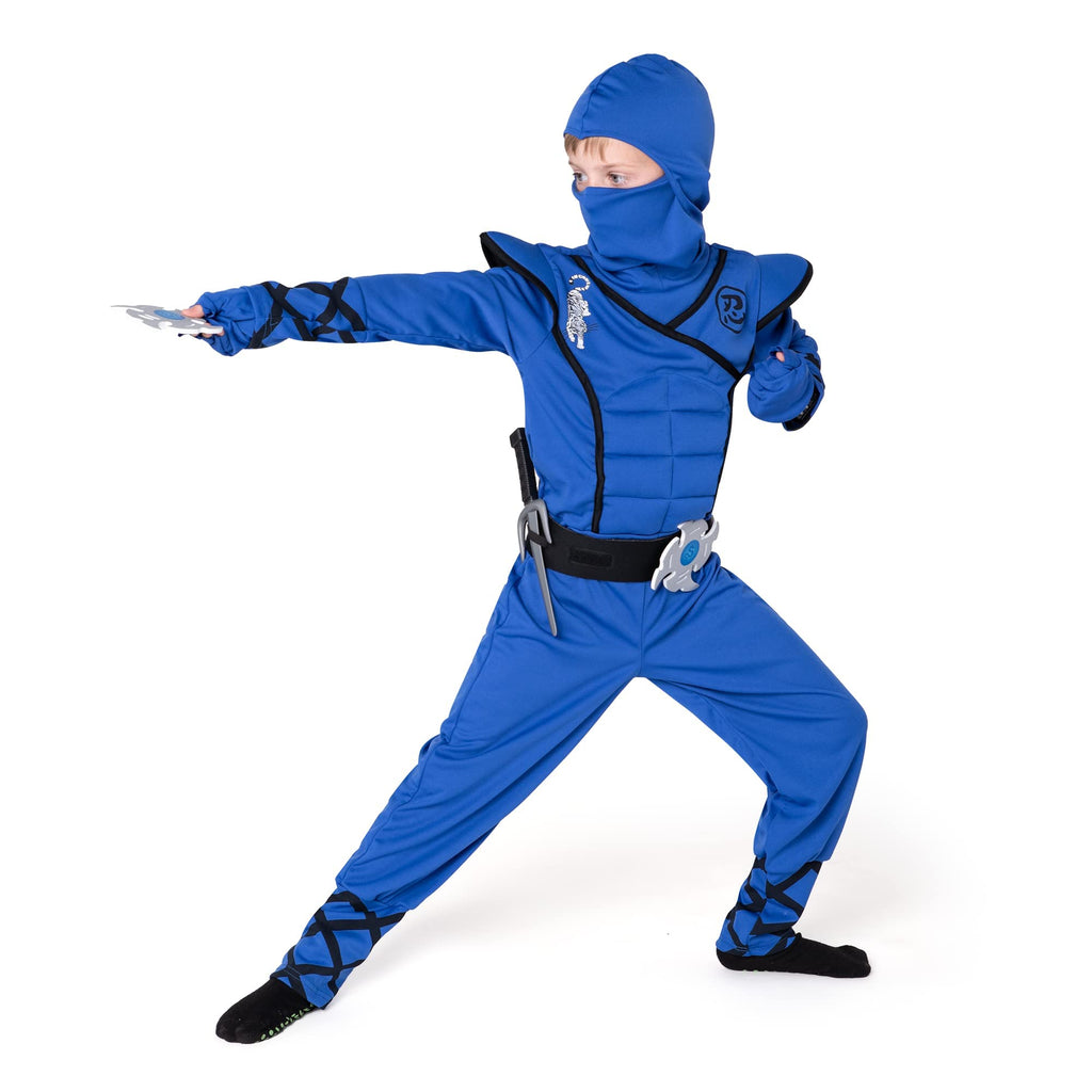 Spooktacular Creations Halloween Ninja Costume, Ninja Outfit Set for Kids, Halloween Costumes for Boys Dress Up Party