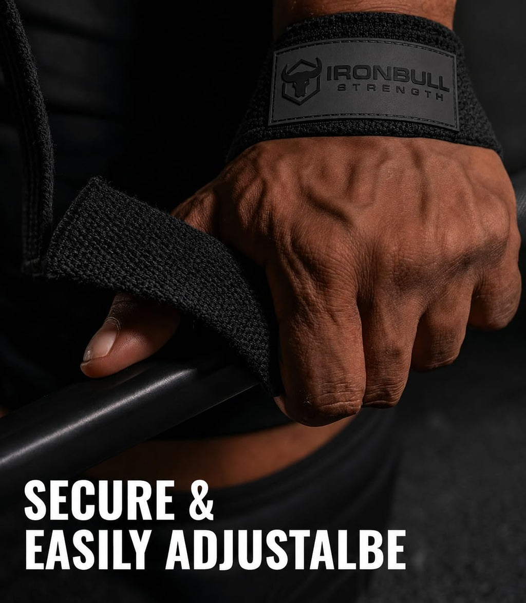 Lifting Wrist Straps for Weightlifting (1 Pair) – Padded Lifting Straps for Deadlifts, Powerlifting, Strength Training & Bodybuilding – Gym Straps for Men & Women