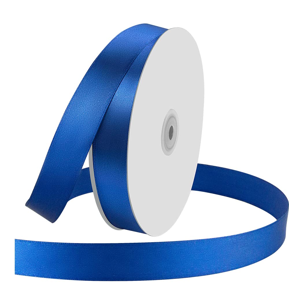 1" Wide x 100 Yards Single Face Polyester Satin Ribbon, Satin Ribbon for Crafts, Gift, Hair Bows, Wedding Party Decoration, Bow Making & Other Projects (Apple Green)