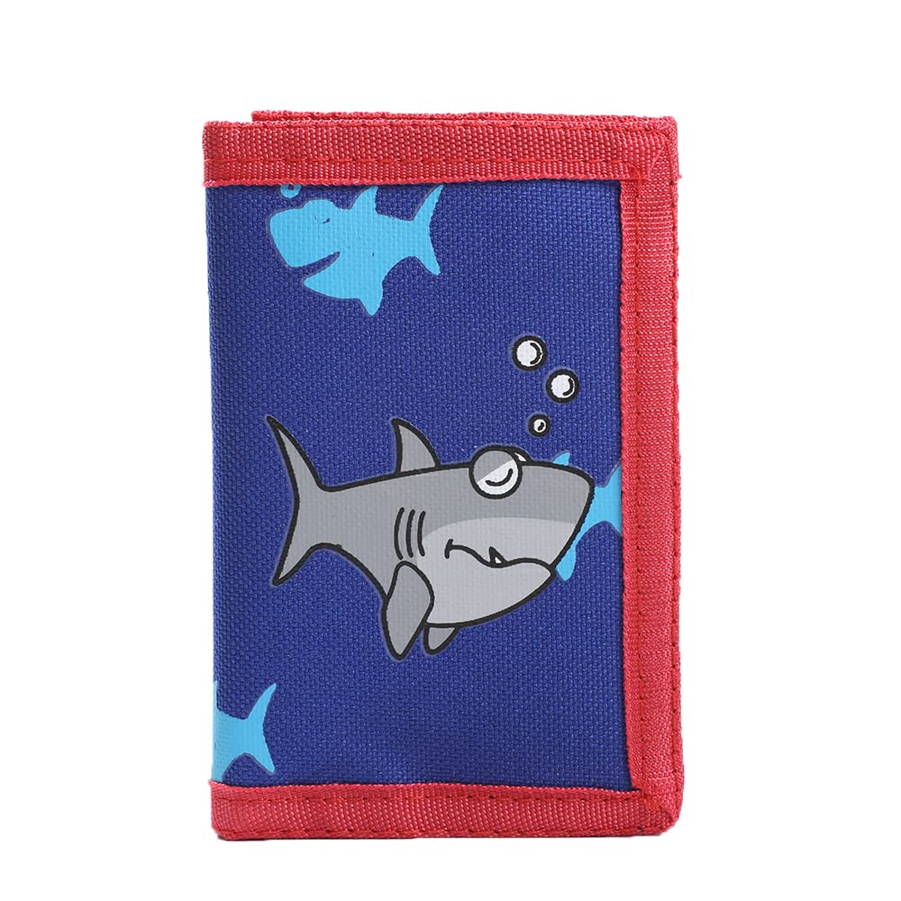 Leyeve wallet,Teen Wallet with Coin Pocket,Kids Wallets for Girls,RFID Trifold Canvas Outdoor lovely cartoon Wallet for Kids-Wallet with Magic Sticker - Alpaca
