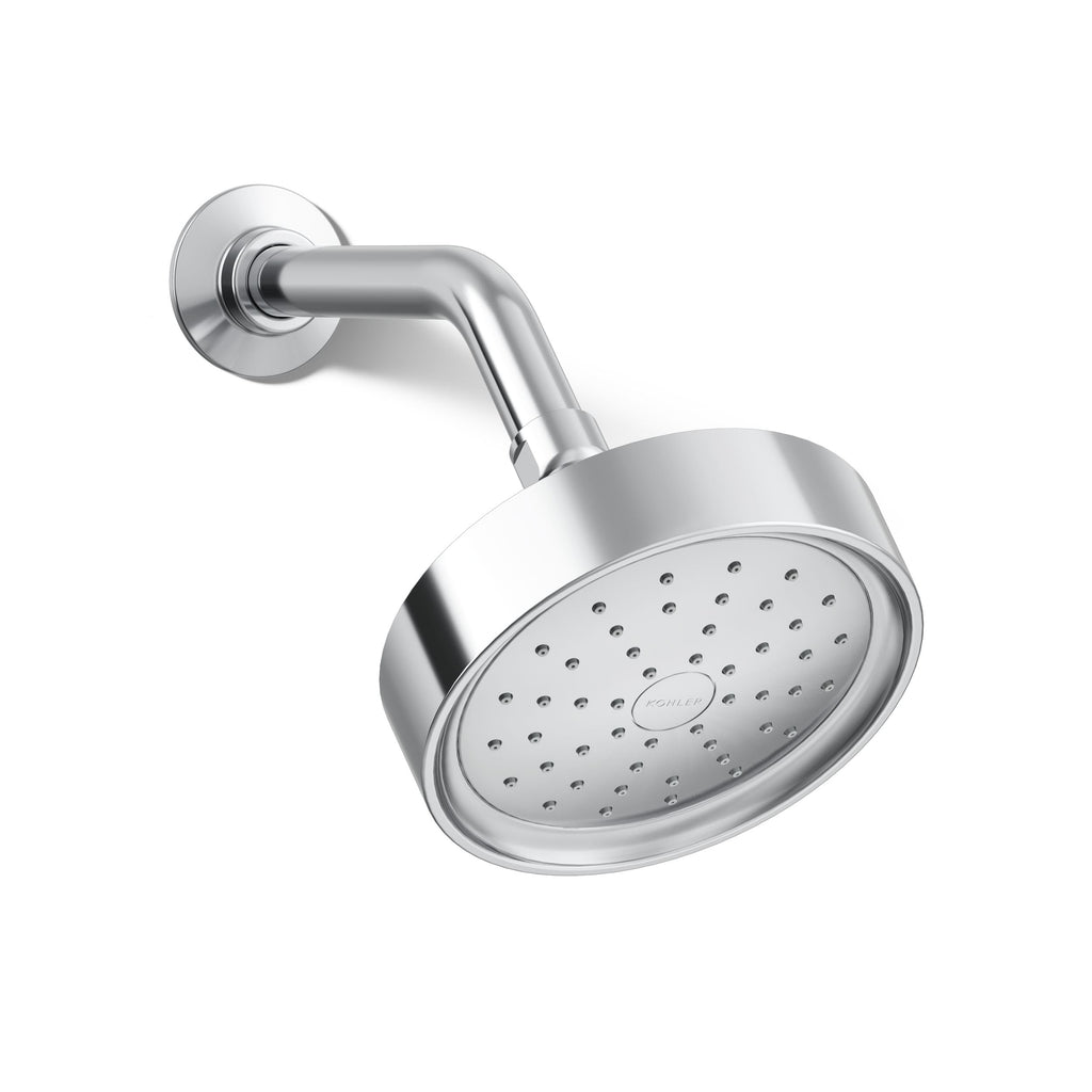 Kohler 965-AK-CP Purist® Single-function showerhead, 2.5 gpm, Polished Chrome