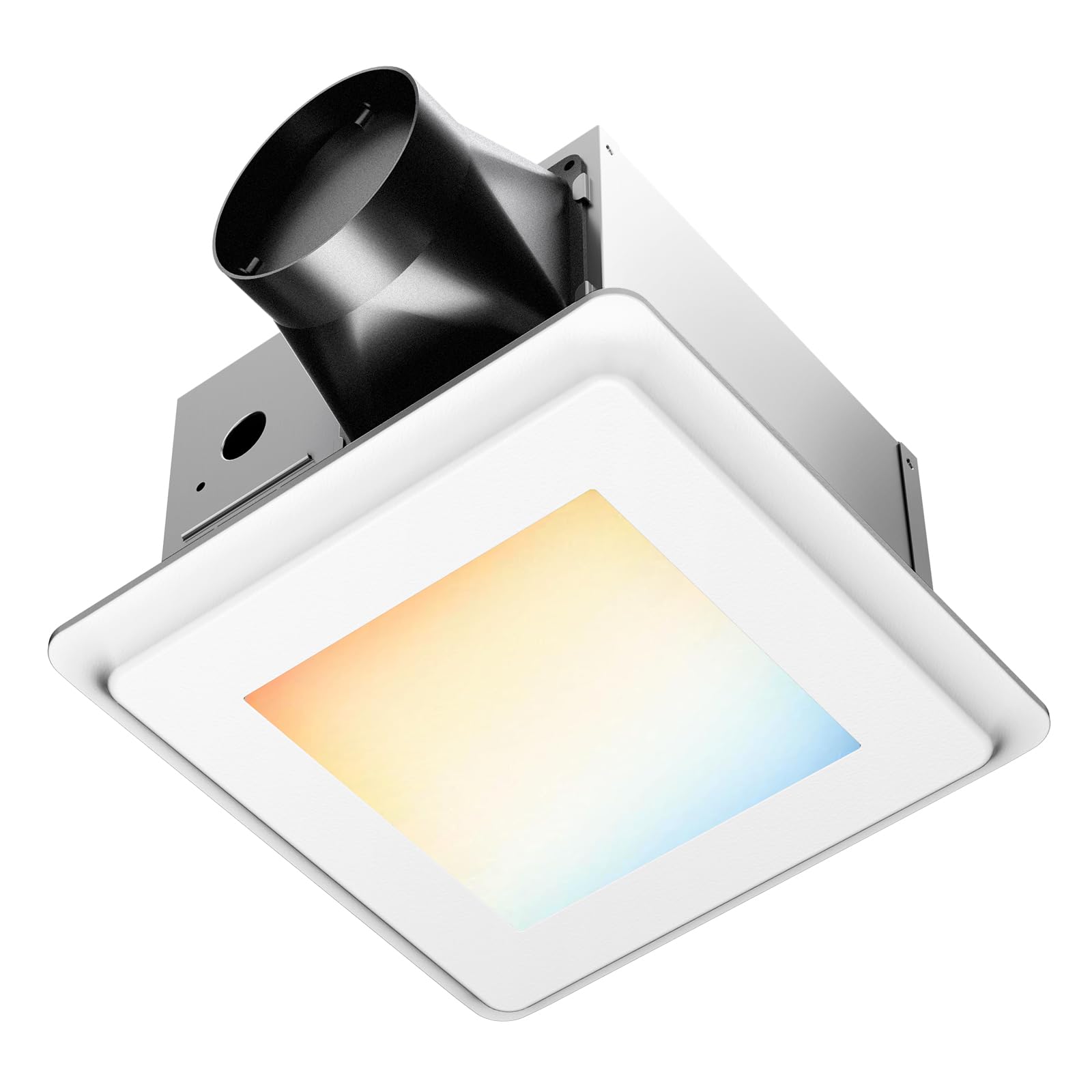Amico Bathroom Exhaust Fan, 1.0 Sones, 80 CFM, Low Noise, Ceiling Mounted Retrofit Ventilation Fans, 4 Inch Duct, No Attic Access Needed- UL Certified