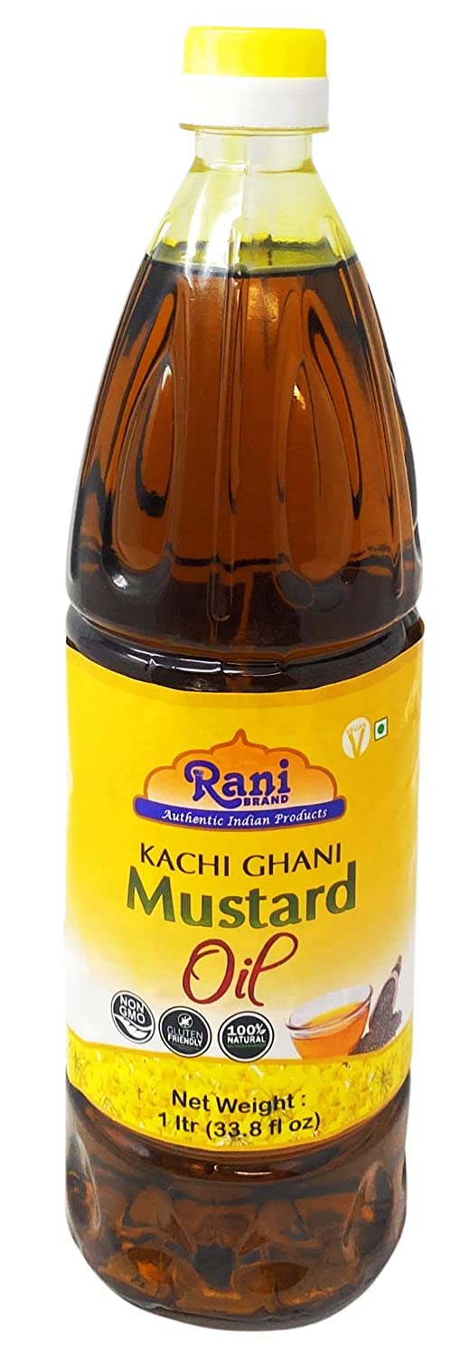 Rani Premium Oils Combo Set of 3 - Peanut Oil, Mustard Oil, Sesame Oil 16.9 Ounce (500ml) ~ Cold Pressed | 100% Natural | Kosher | NON-GMO | Vegan | Gluten Free