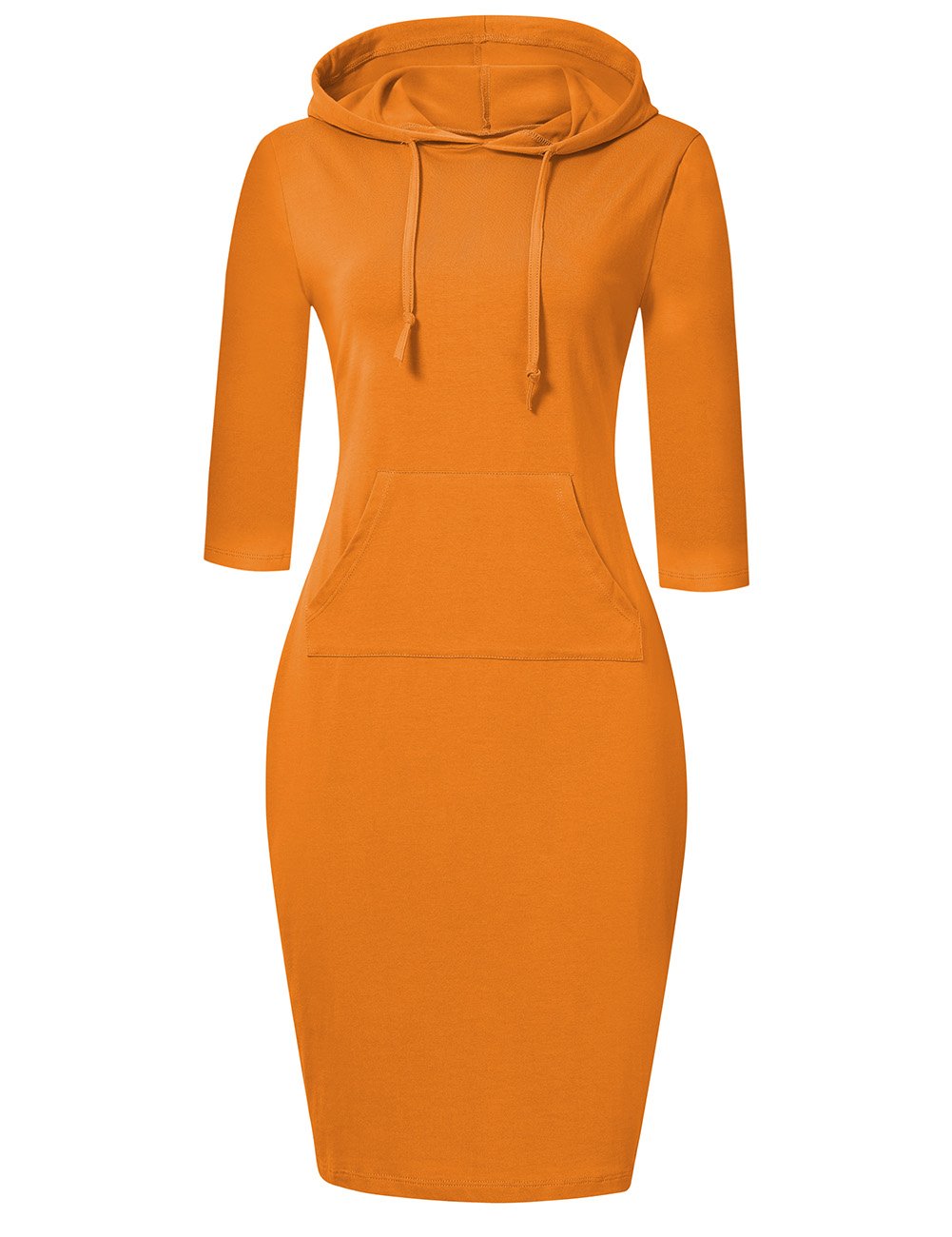 MISSKY Women's Women's Sweatshirt Hooded Dress