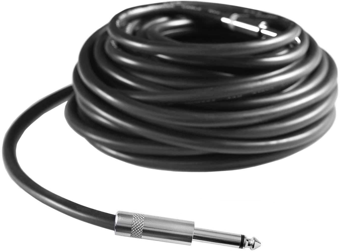 2Pcs 3 Feet Professional Speaker Cables, Pair 3 ft 12 Gauge 1/4 Inch Male Audio Amplifier Connection Heavy Duty Cord Wire