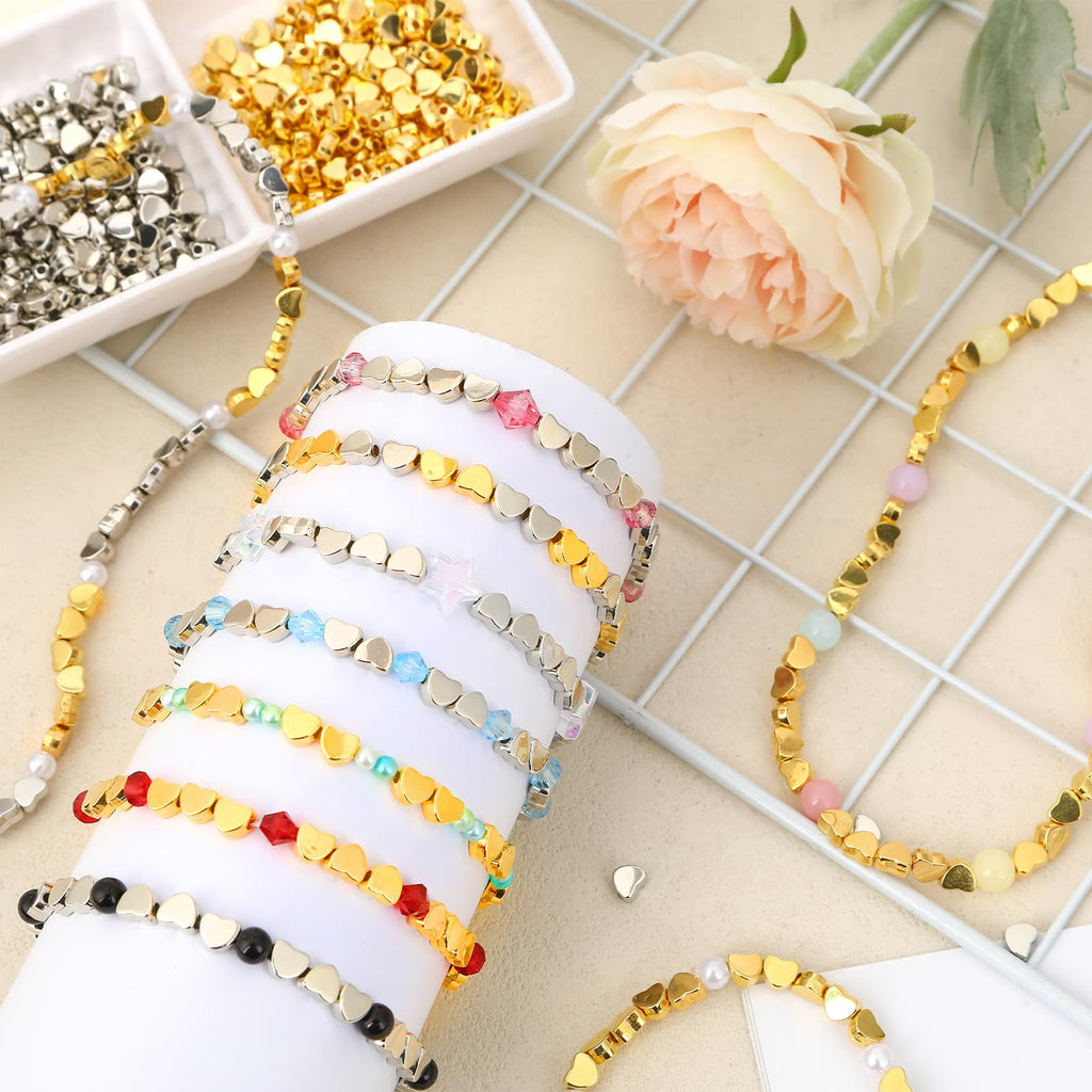 Augshy 700PCS White Letter Beads Alphabet Beads for Making DIY (6mm) | Premium Acrylic Cube Shape, Ideal Bracelets and Keychains, Large Hole Design for Easy Paracord Threading