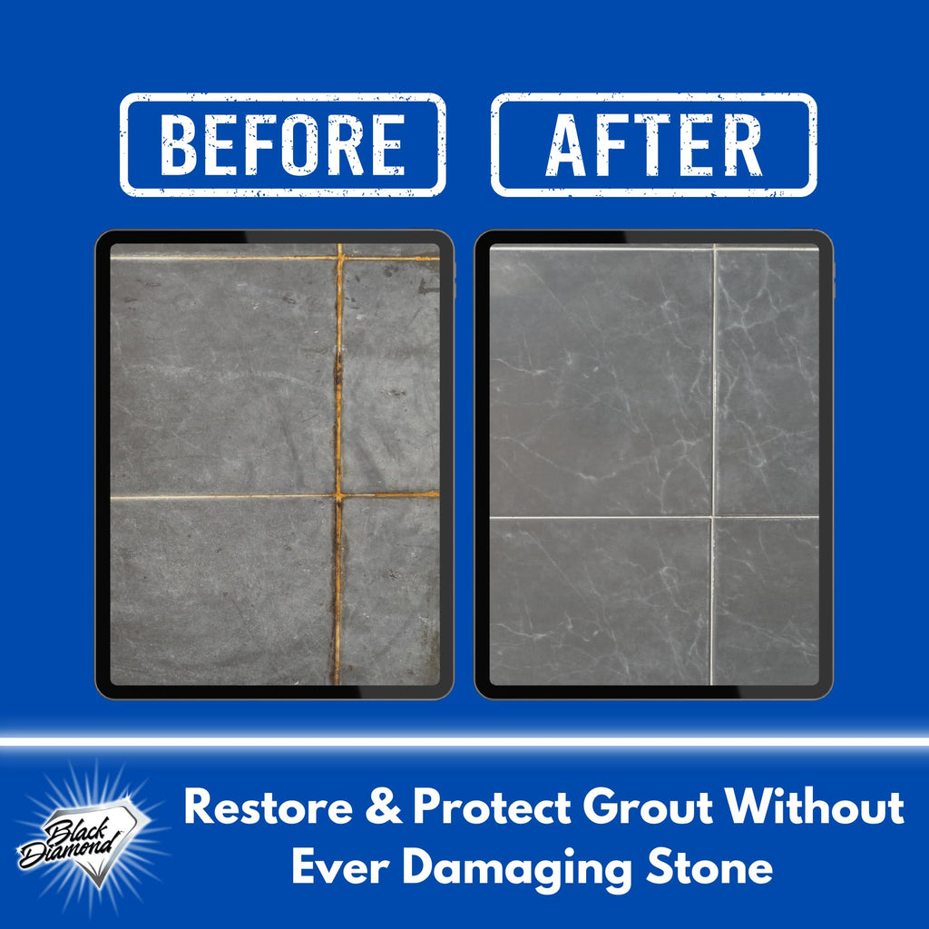 Natural Stone and Grout Penetrating Shower Sealer. Marble, Granite Travertine, Limestone. Protects Making Them Easy to Clean. Works Also on Grout in Tile, Ceramic, and Porcelain. 1-Quart