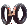 Kenda KM1 (KM001) 110/70R17 Front Tire for Sport Touring Motorcycle 54H - Radial Tire with High-Speed Stability & Excellent Wet Grip w/Keychain (110/70-17)