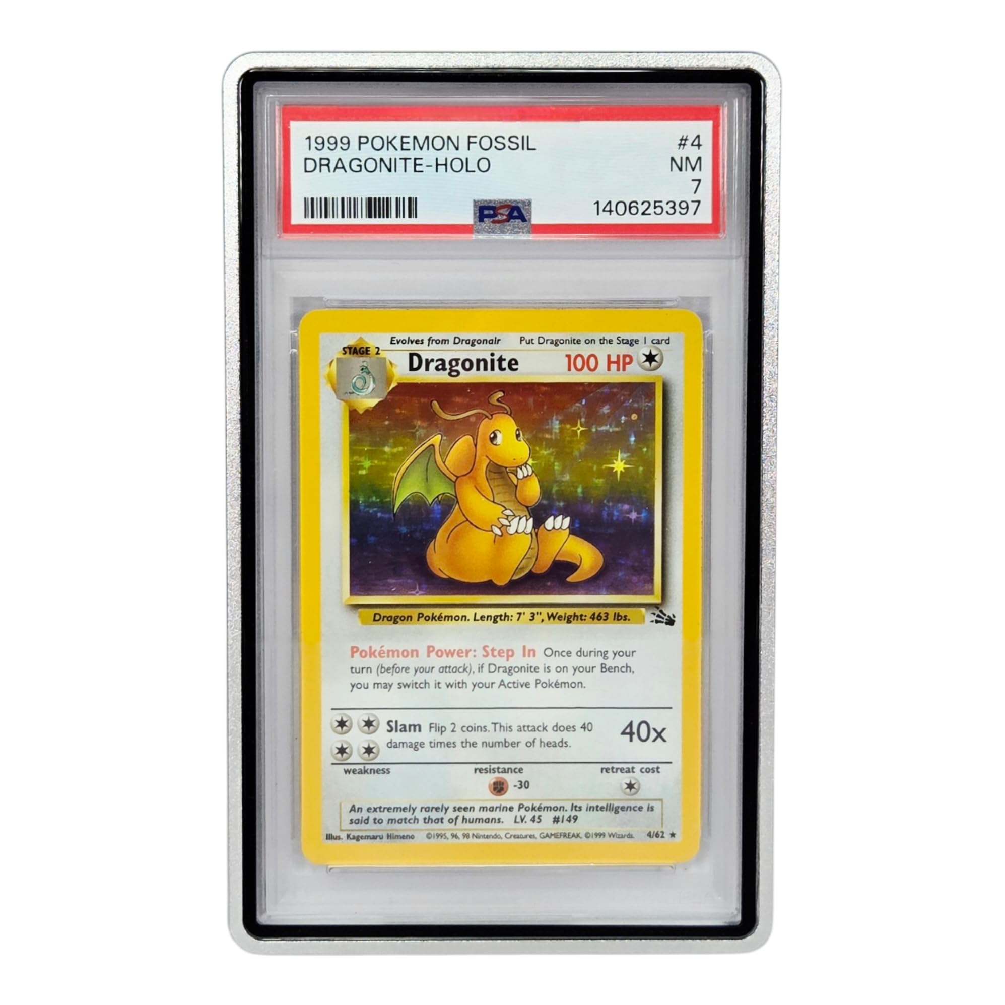 Metal PSA Slab Bumper Case UV Resistant- Safeguard Stackable Magnetic Aluminum Metal Case For Graded Cards (Black)