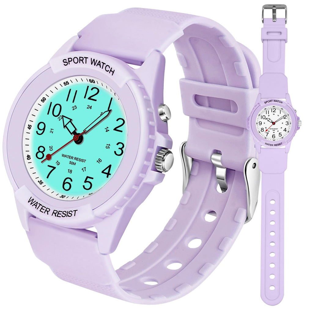 PROKING Waterproof Nurse Watch for Medical Professionals Students Women Men, Night Light, 12/24 Hour Military Time Easy to Read Dial, Second Hand Watch for Nursing Day Gifts