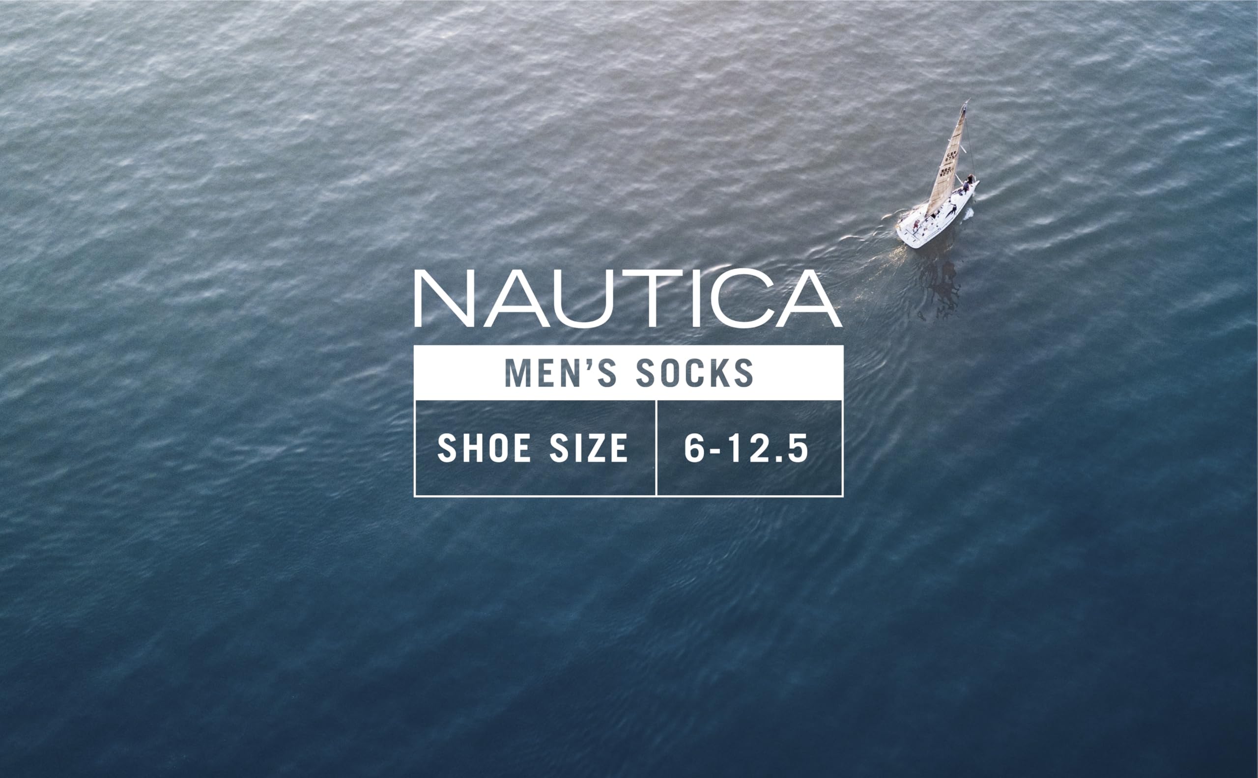 Nautica Mens Dress Socks - 5 Pack Breathable Comfort Stretch Crew-Length Work Socks for Men for Business Formal Wear (6-12.5)