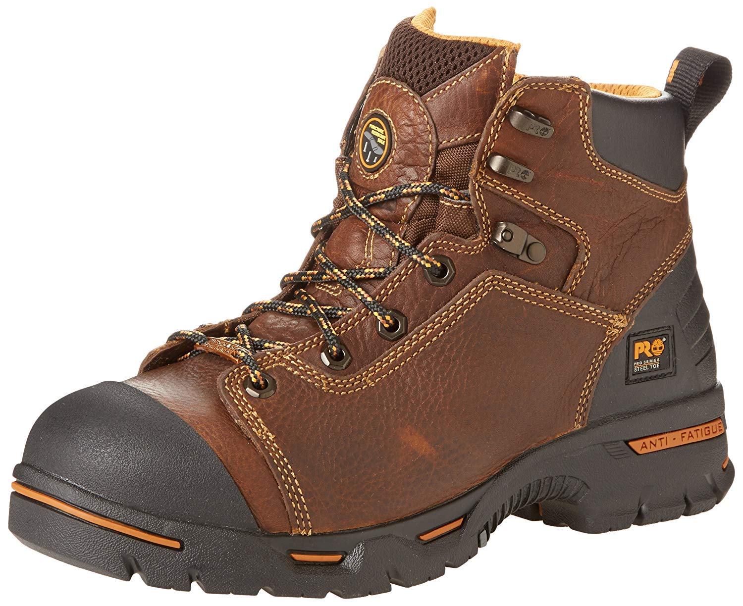 Timberland PRO Men's Endurance 6 Inch Steel Safety Toe Puncture Resistant Waterproof Industrial Work Boot