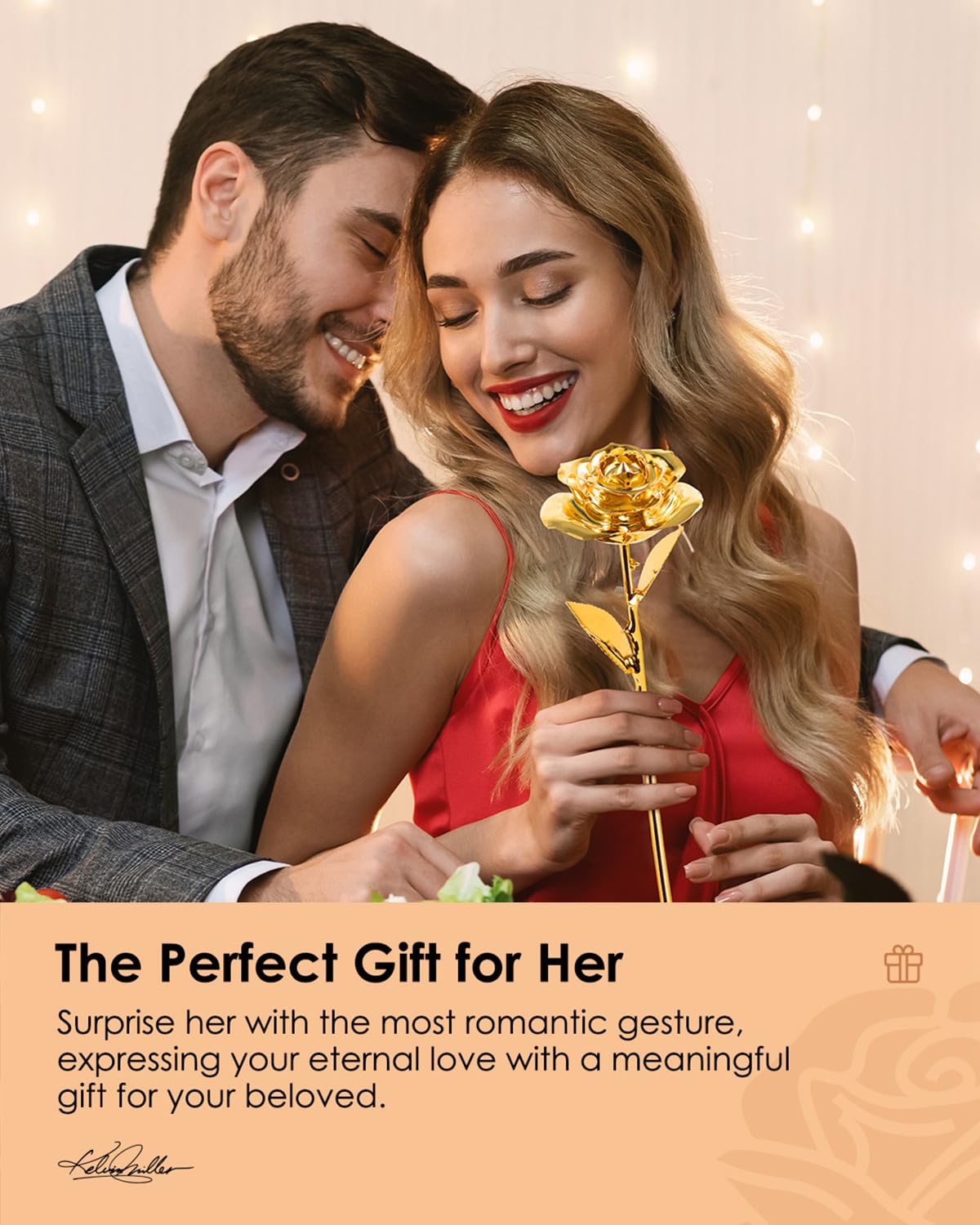 24K Gold Dipped Real Rose – Handcrafted, Bold, One of a Kind – Romantic Gift for Her – Ideal for Birthday, Anniversary, Mother’s Day, Valentine’s (Black)