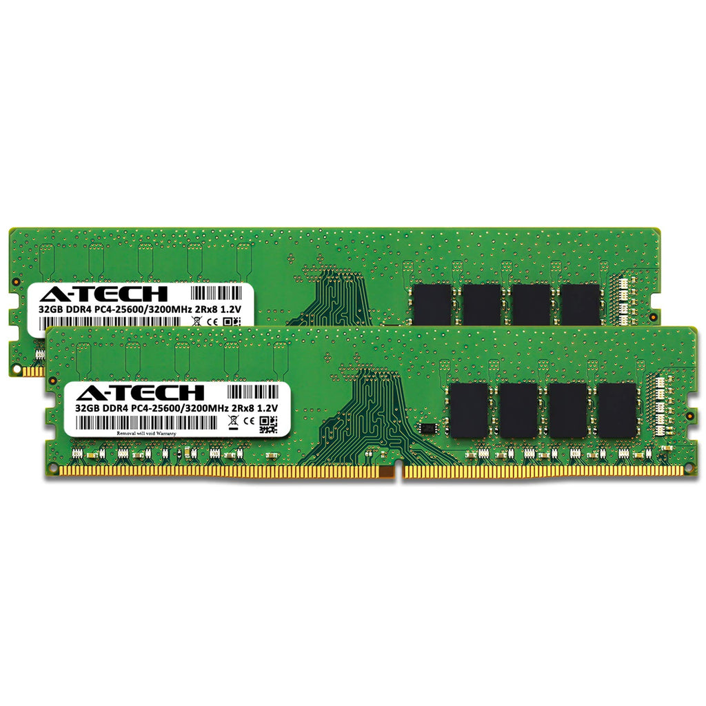 A-Tech 8GB DDR4 3200 MHz UDIMM PC4-25600 (PC4-3200AA) CL22 DIMM Non-ECC Desktop RAM Memory Module