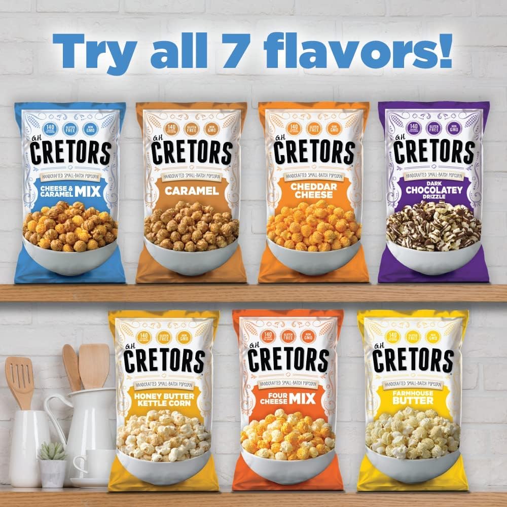 G.H. Cretors Popcorn, The Mix, 1.5-Ounce (Pack of 24)