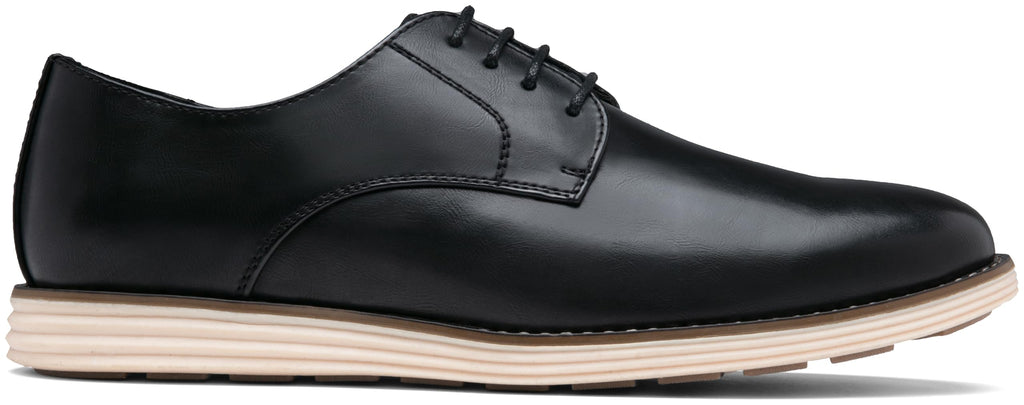 Vostey Mens Casual Dress Shoes Wingtip Plain Business Dress Shoes for Men