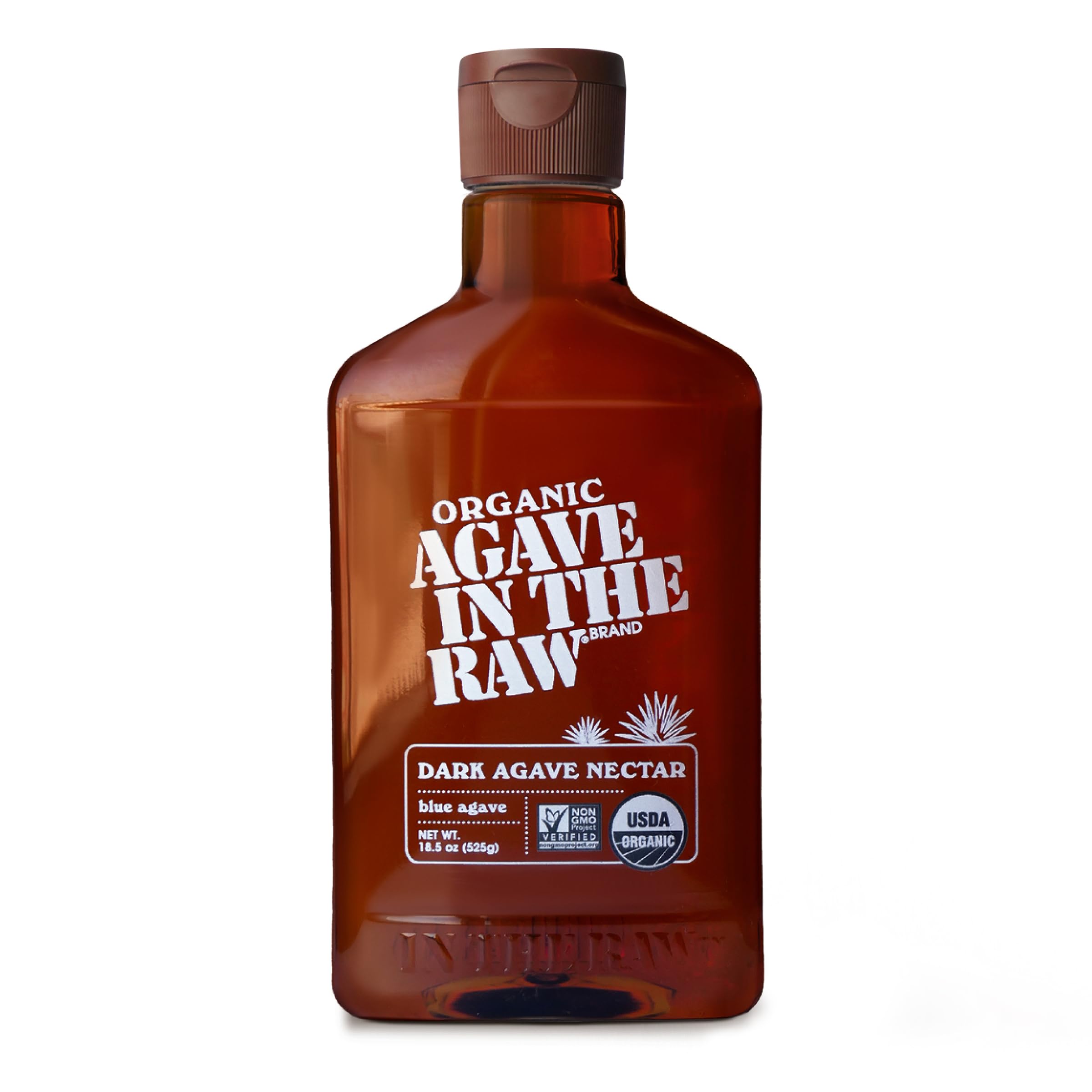 Agave In The Raw, Organic Agave Nectar, 18.5 oz | Made With Organic Blue Agave From Mexico, USDA Organic, Non-GMO Project Verified, Kosher Vegan and Low Glycemic Index