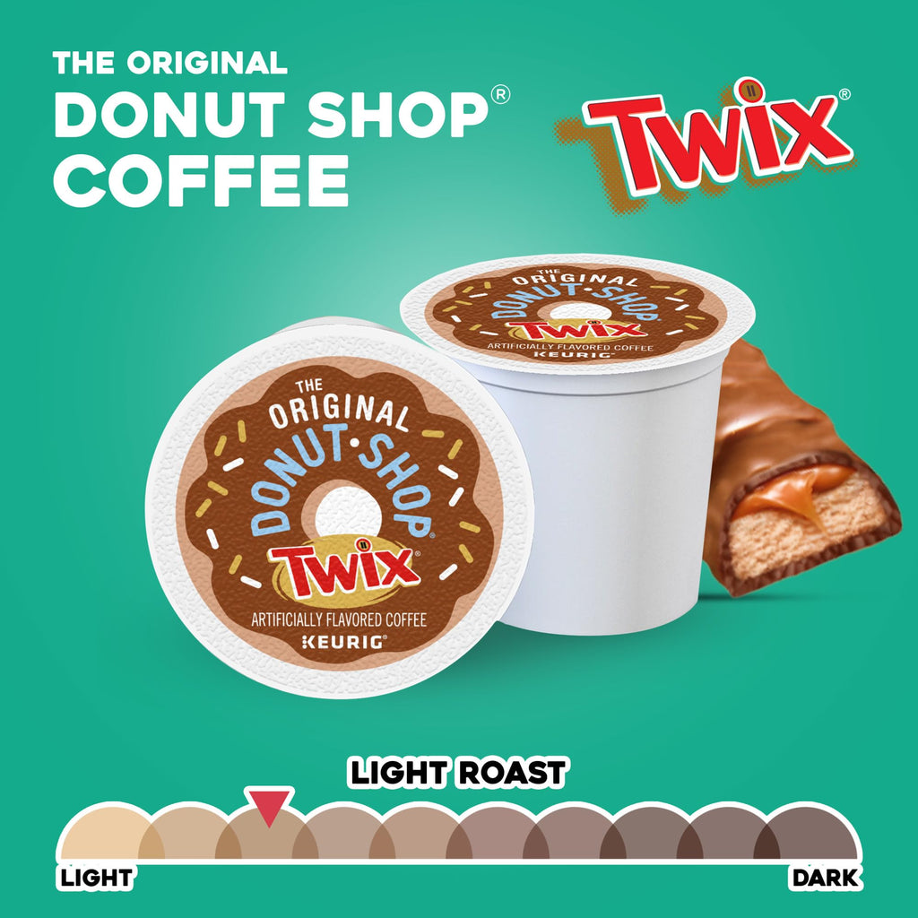 The Original Donut Shop Coffee Chocolate Glazed Donut Keurig Single-Serve K-Cup Pods, Medium Roast Coffee, 60 Count (6 Packs of 10)