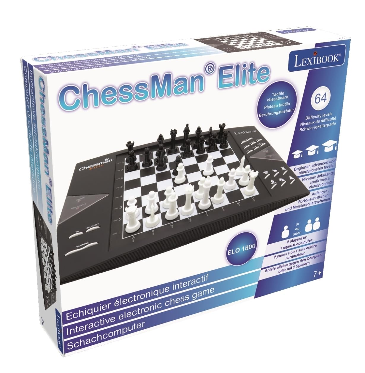 Lexibook - Harry Potter Chess Games, Magnetic and Foldable Chess Board, 32 Pieces, Family Game, CGM300HP