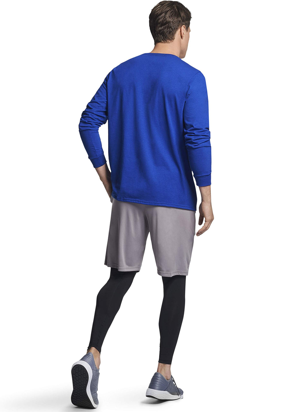 Russell Athletic Men's Dri-Power Long Sleeve Tees, Moisture Wicking, Odor Protection, UPF 30+