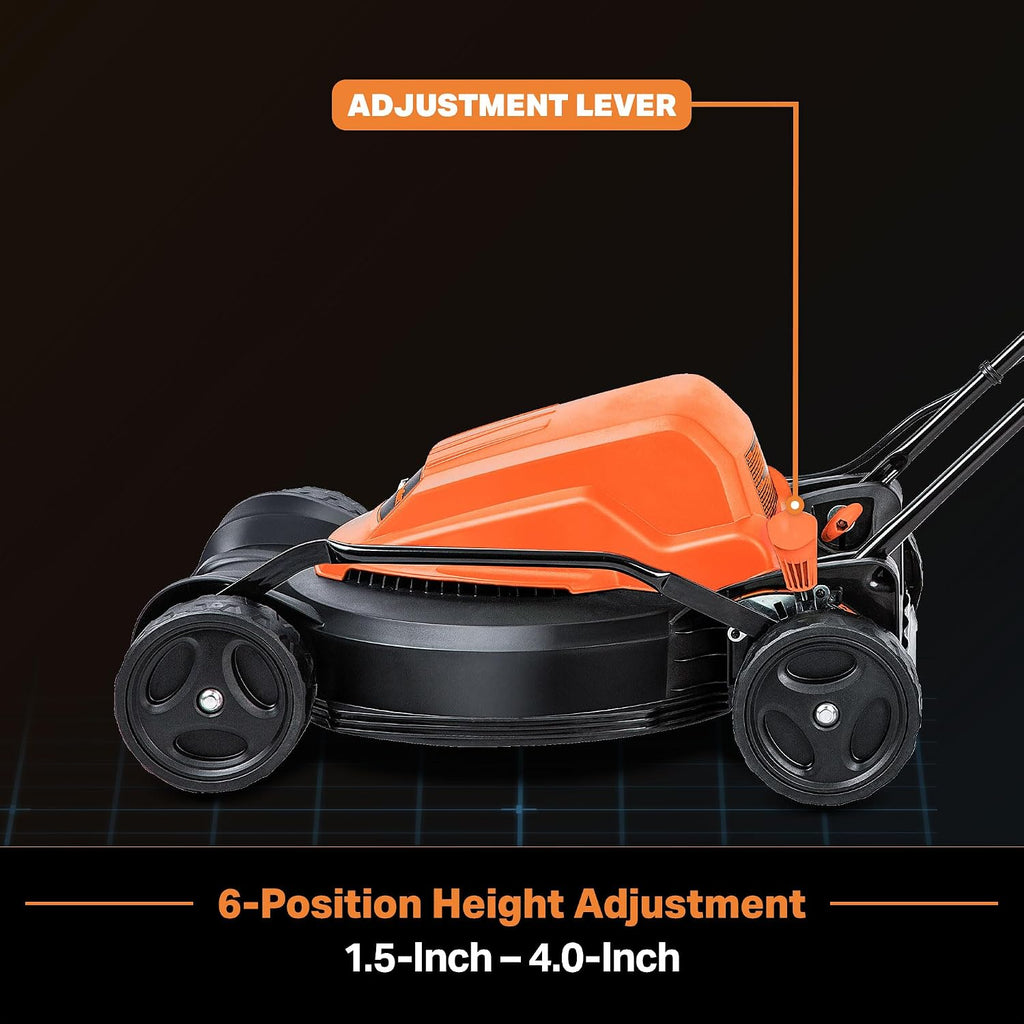 LawnMaster ME1218X Electric Lawn Mower 12AMP 19-Inch